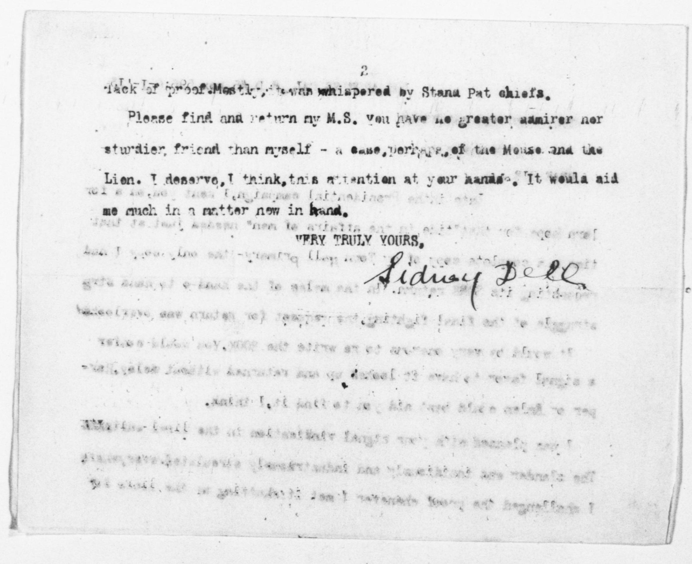 Scanned image of the current content page