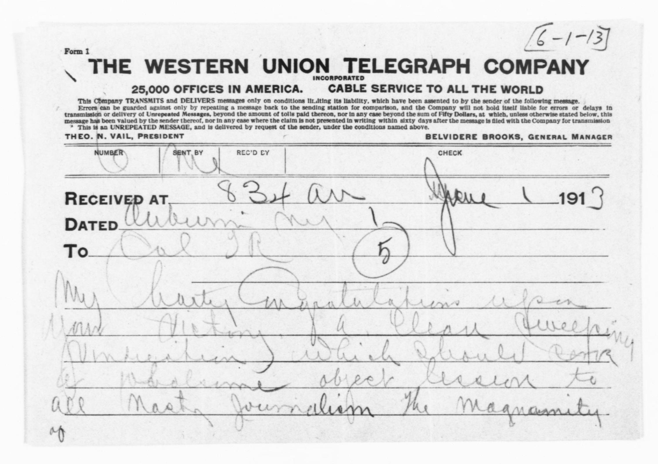 Scanned image of the current content page