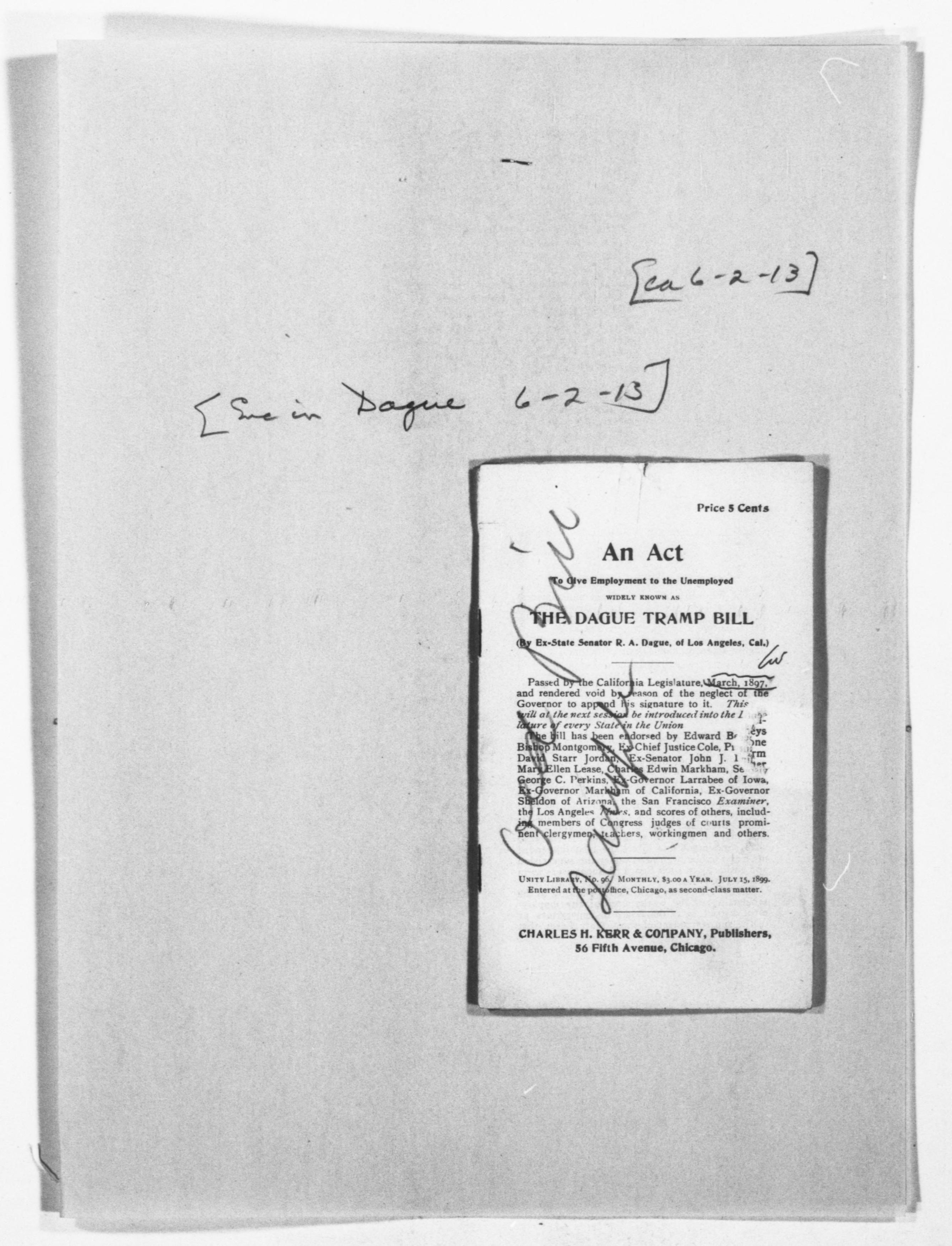 Scanned image of the current content page