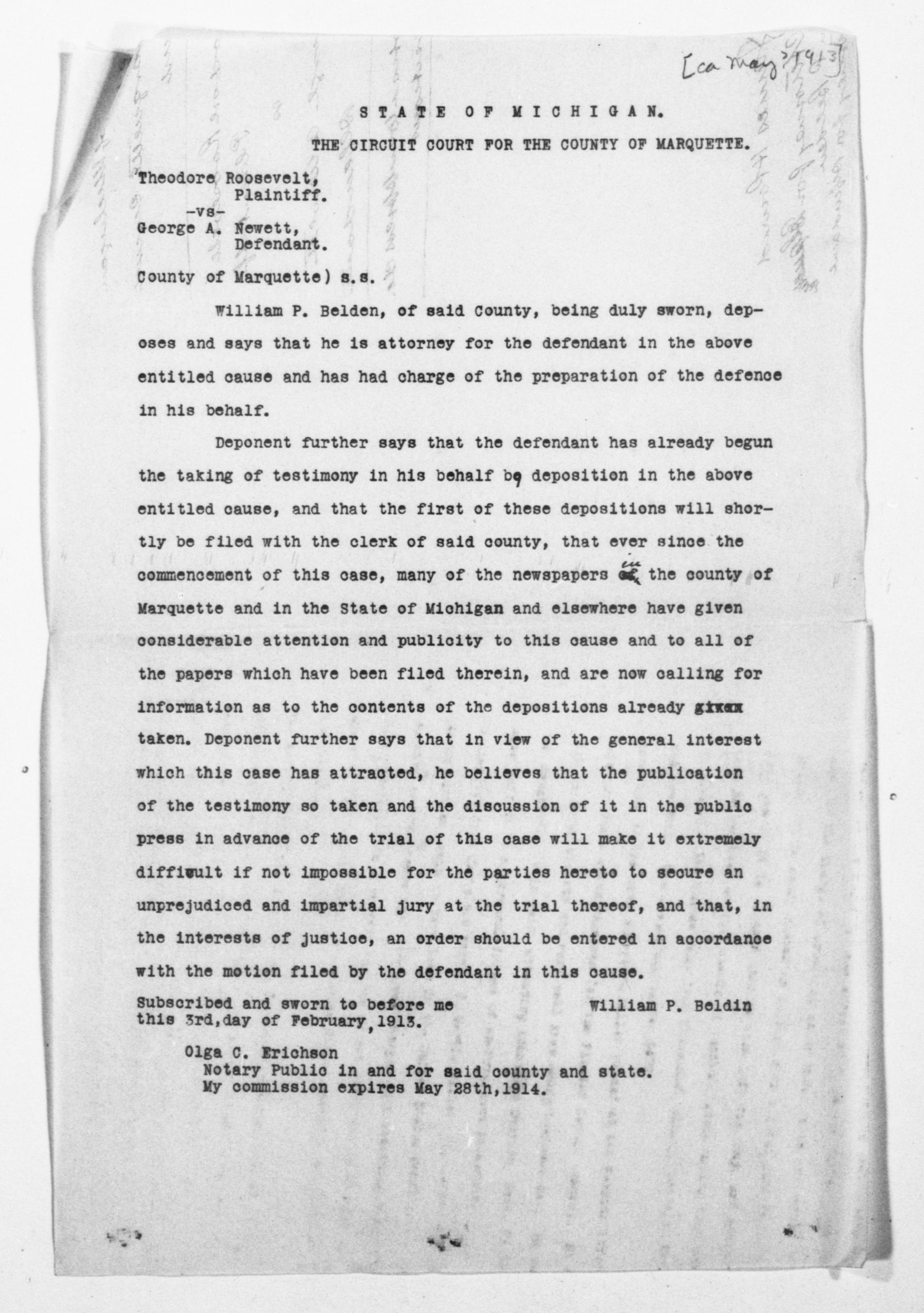 Scanned image of the current content page