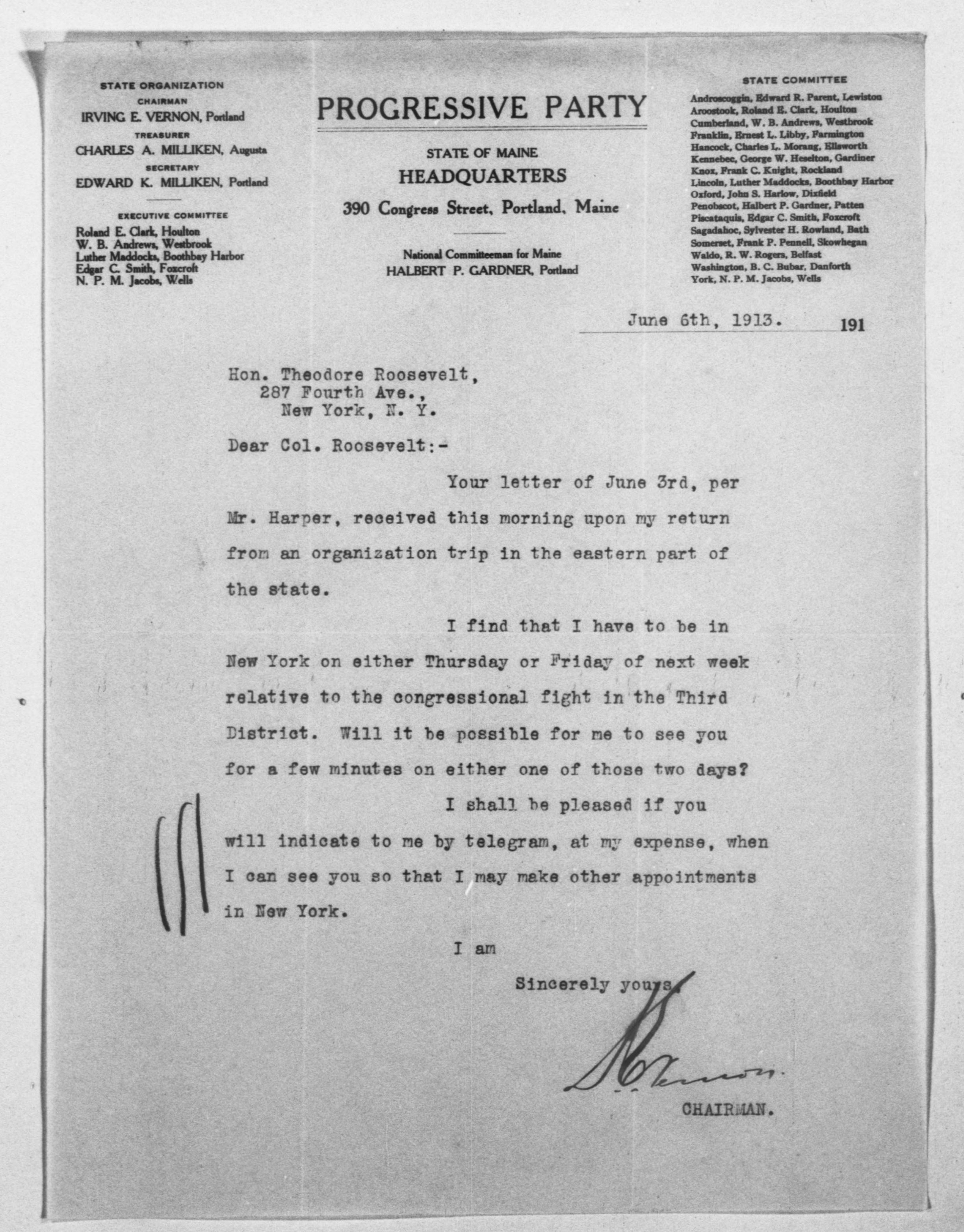 Scanned image of the current content page