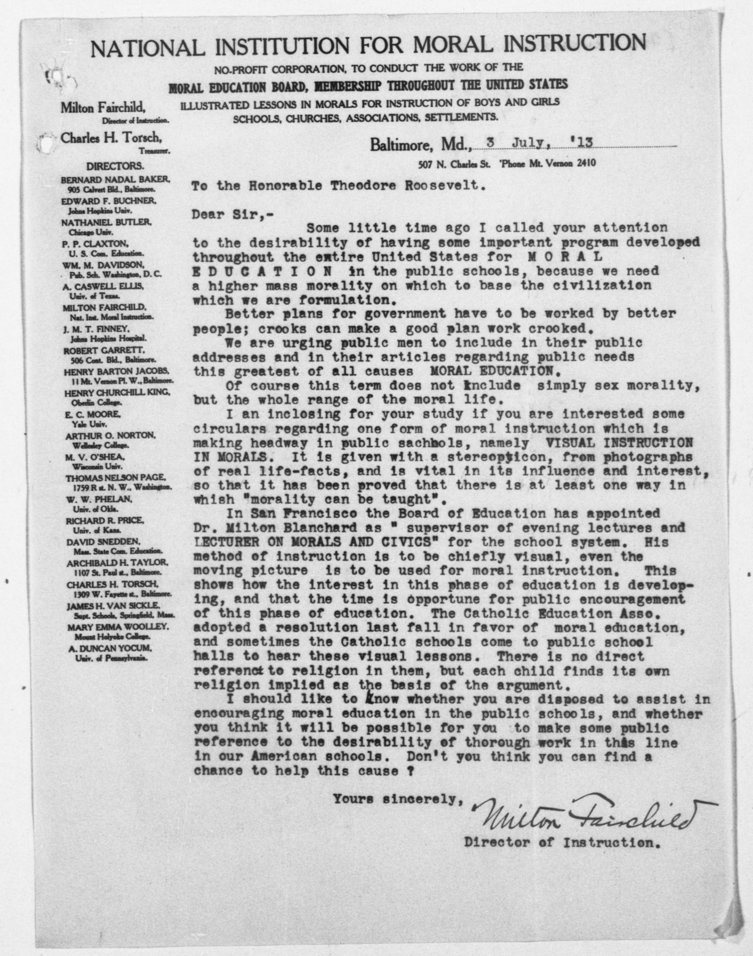 Scanned image of the current content page