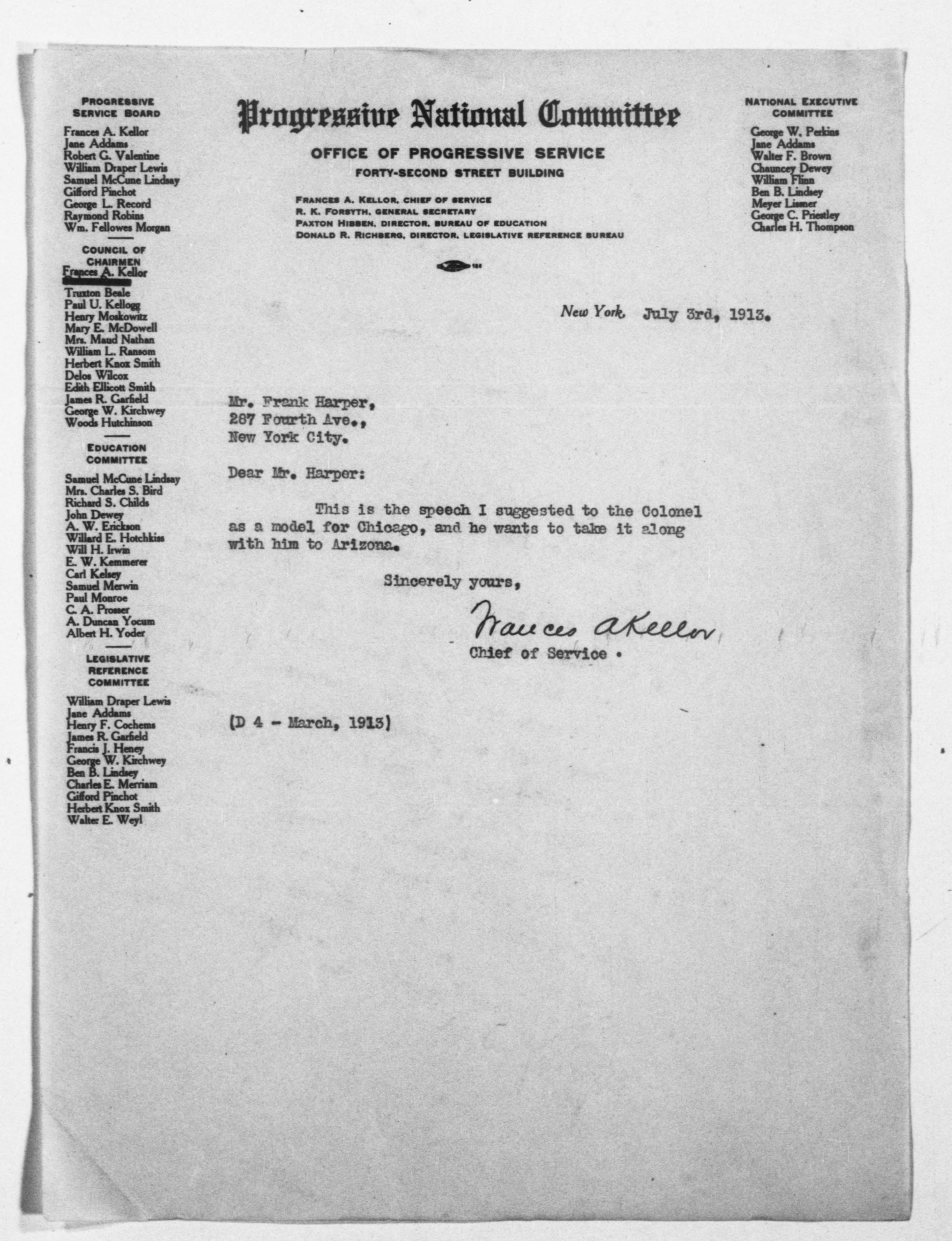 Scanned image of the current content page