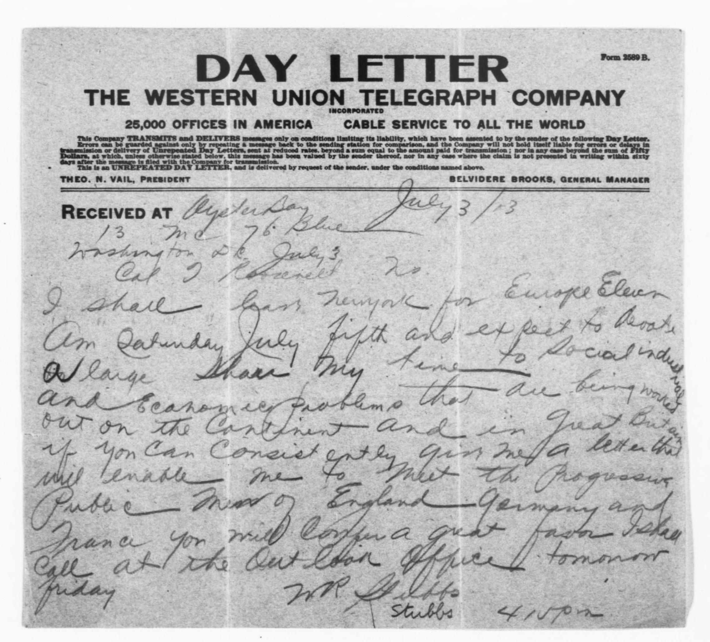 Scanned image of the current content page