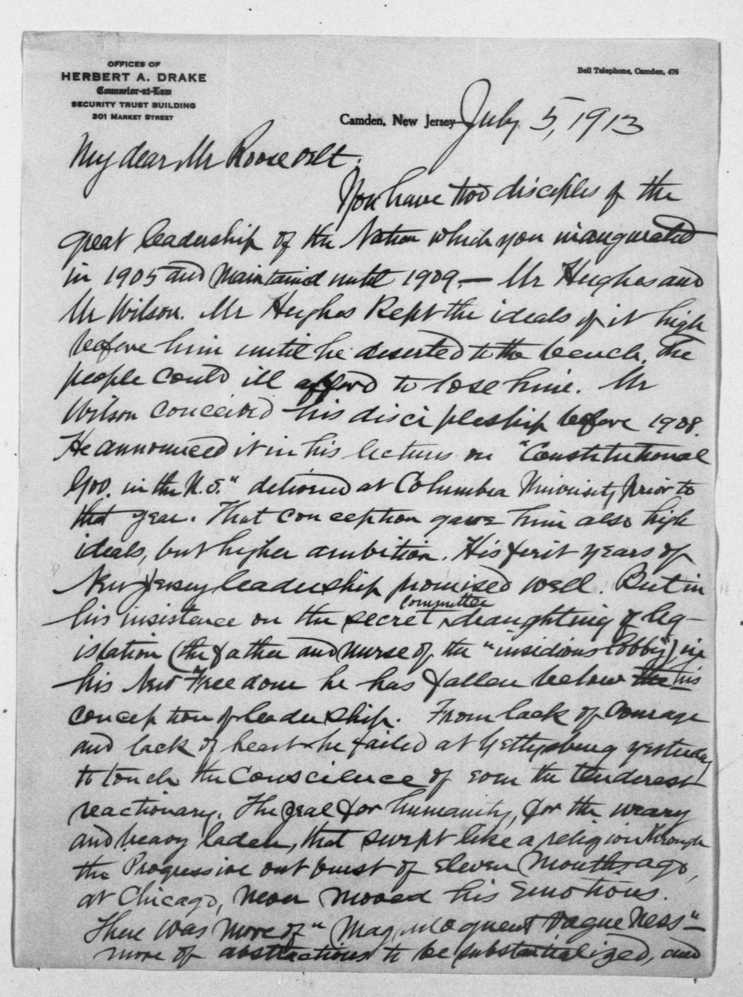 Scanned image of the current content page