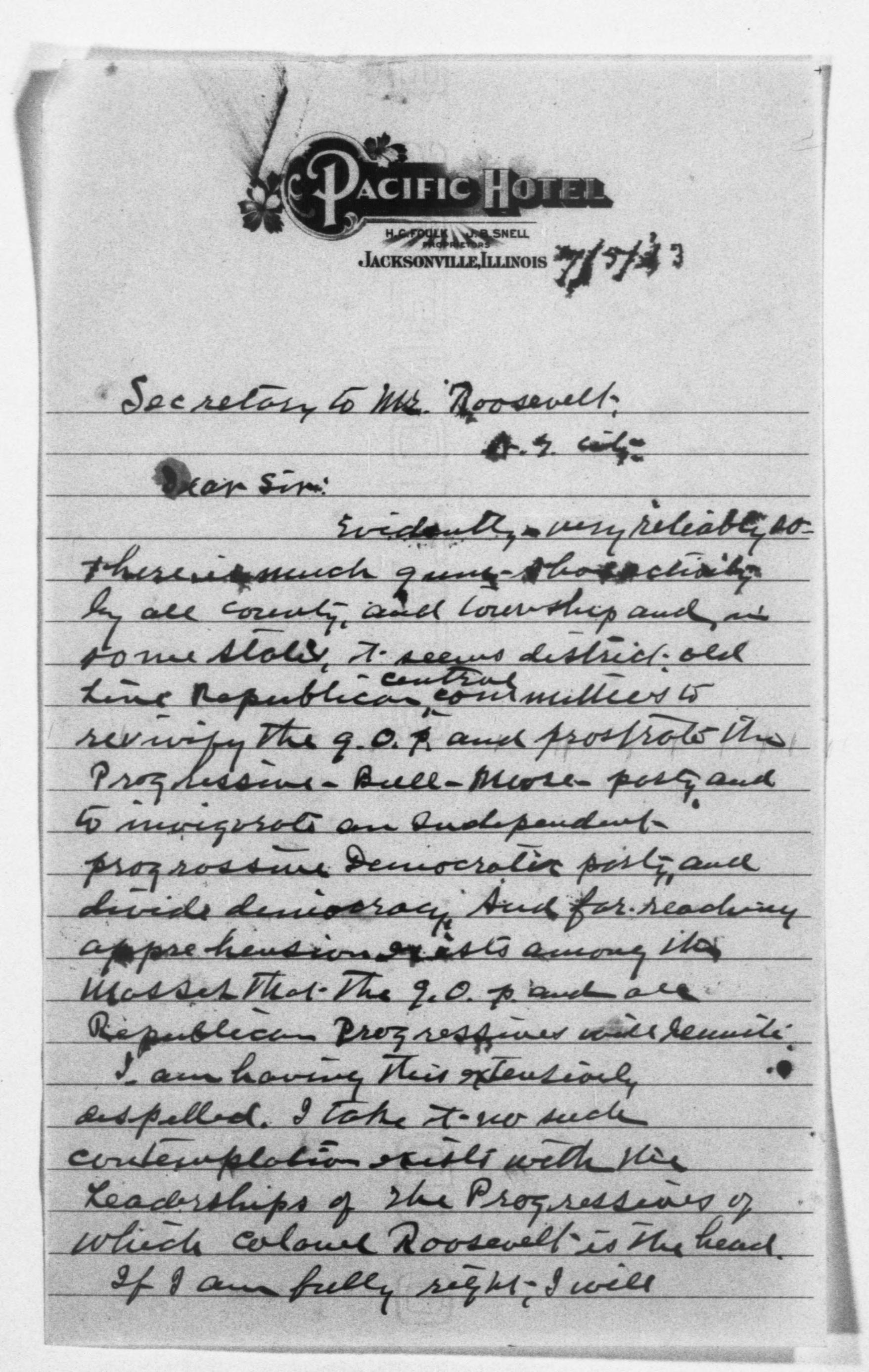 Scanned image of the current content page