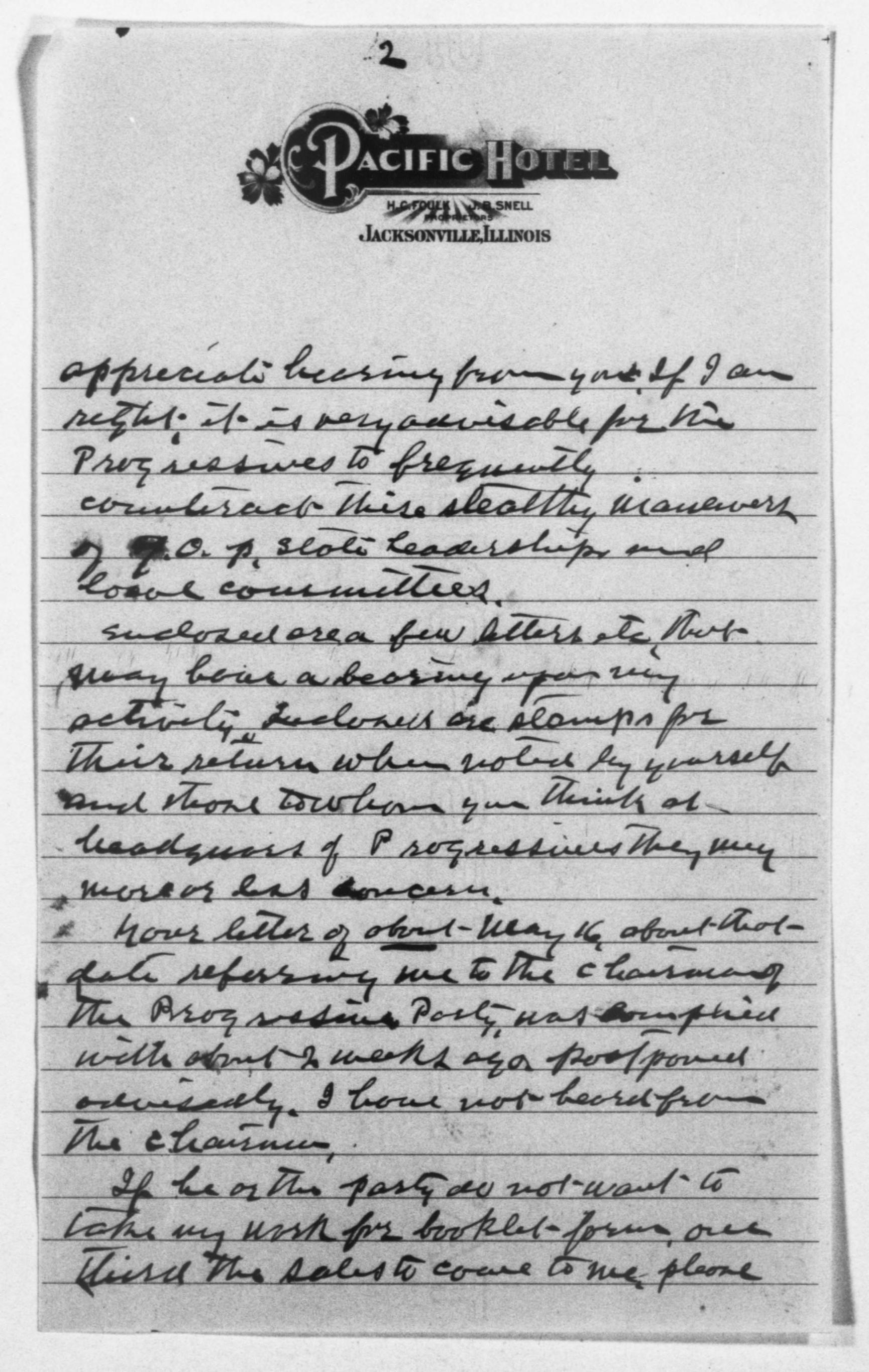 Scanned image of the current content page