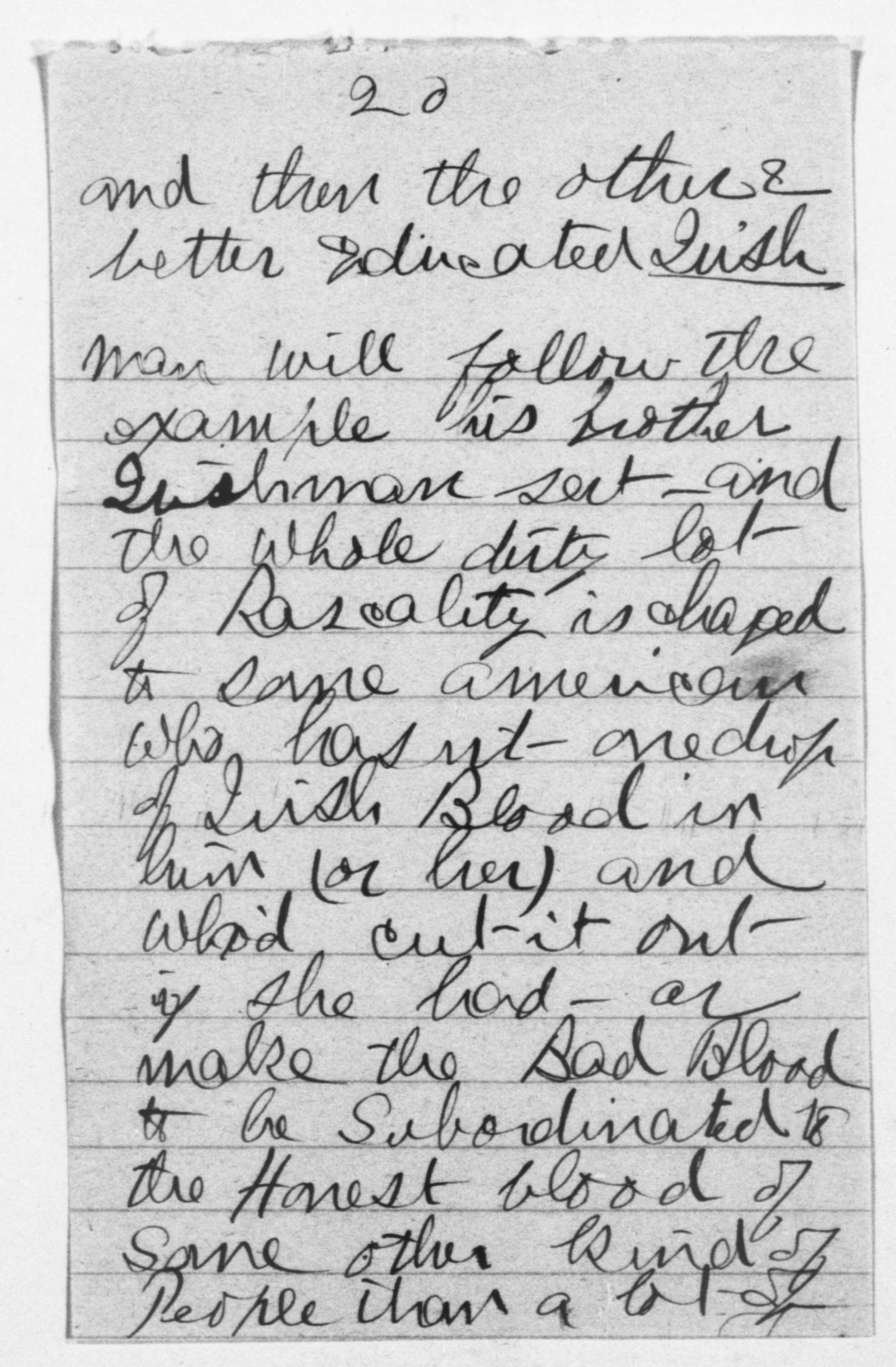 Scanned image of the current content page