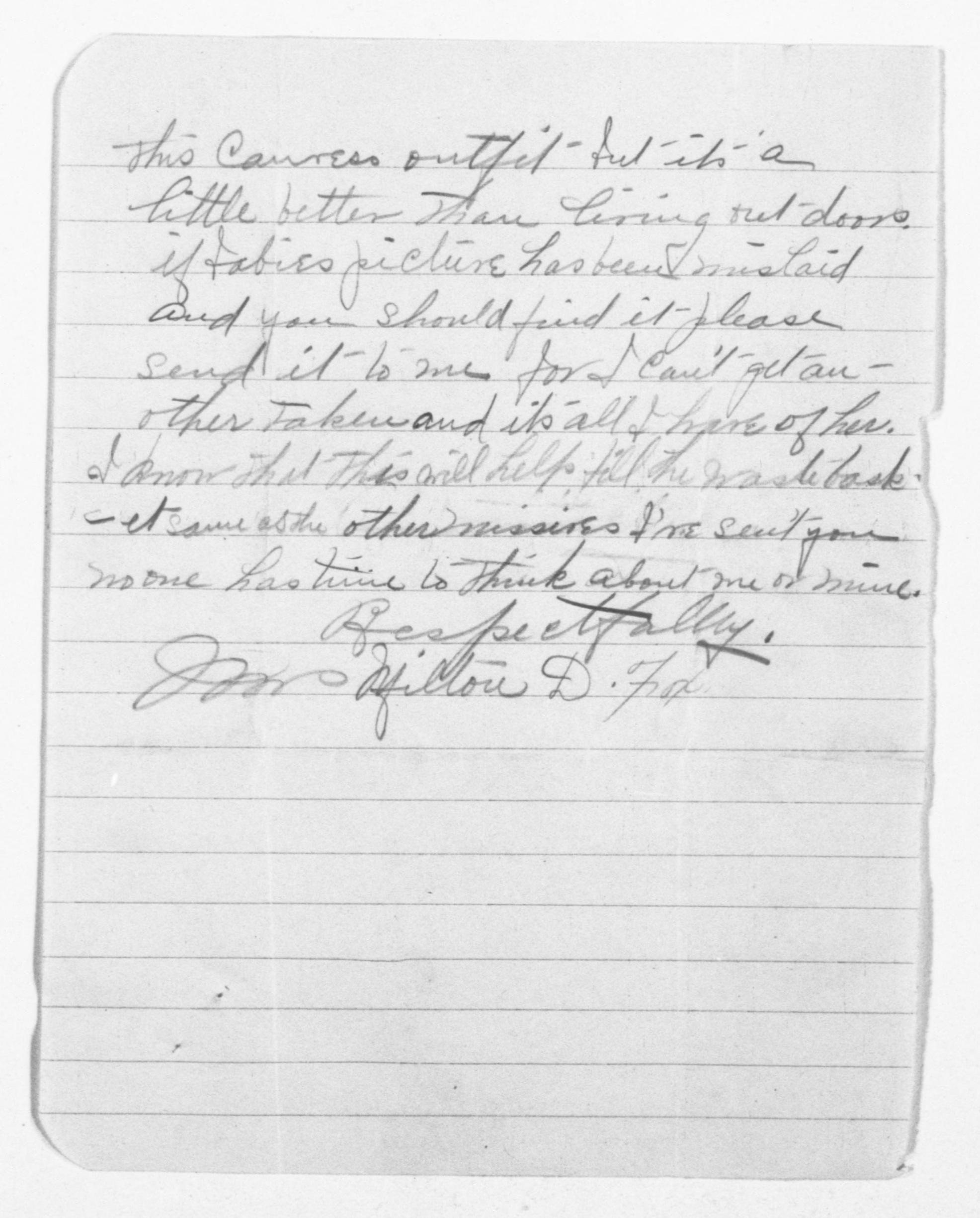 Scanned image of the current content page