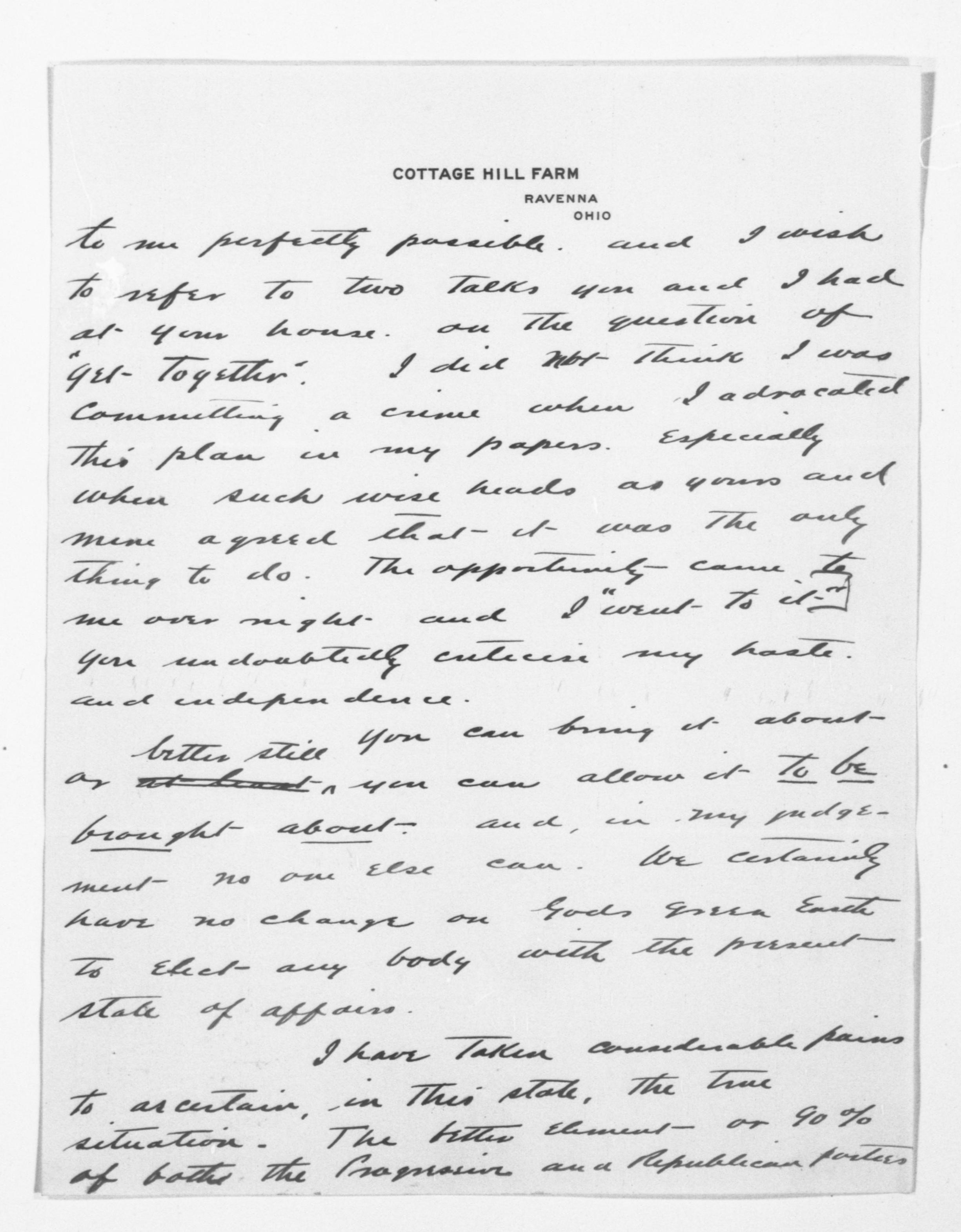 Scanned image of the current content page