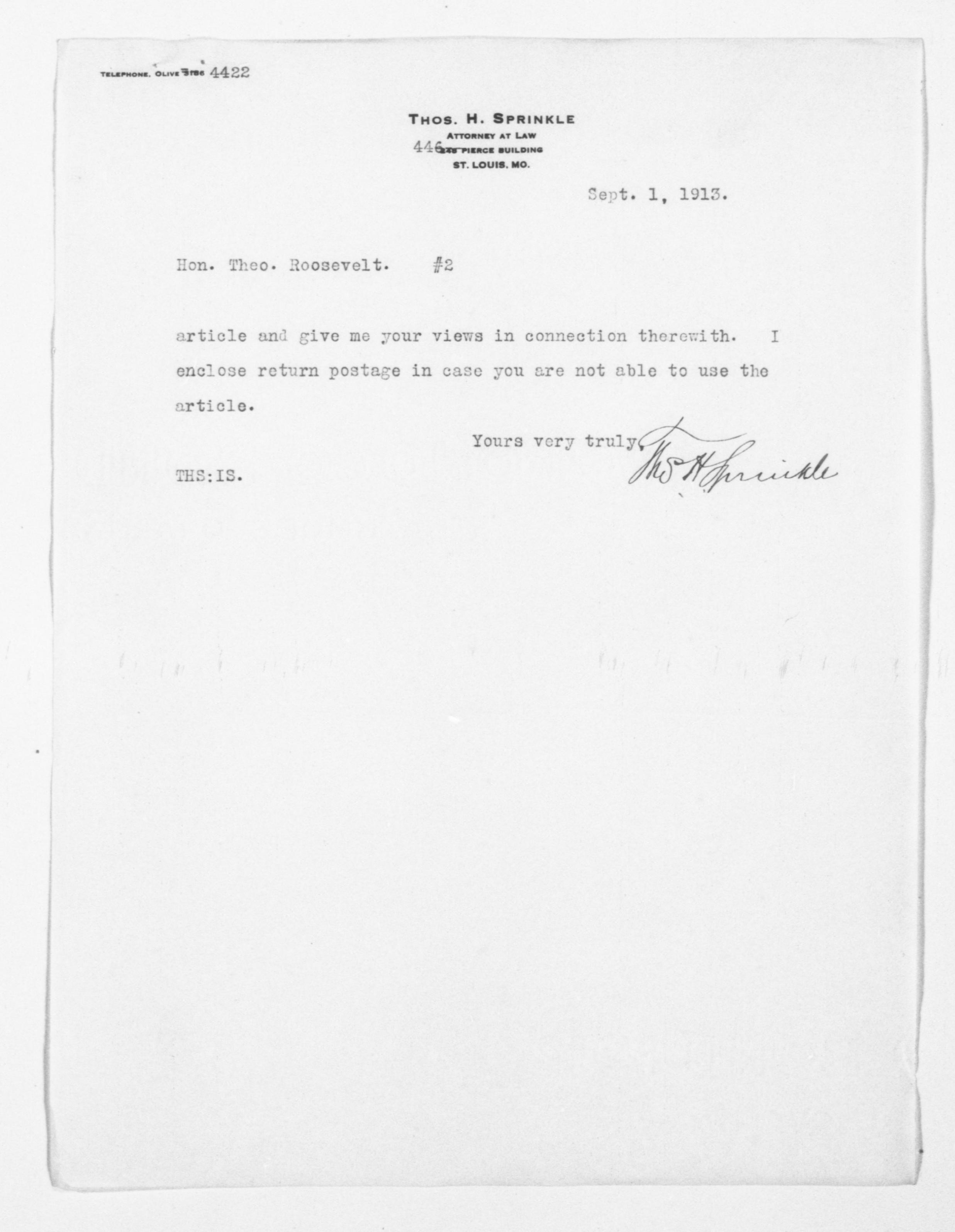 Scanned image of the current content page