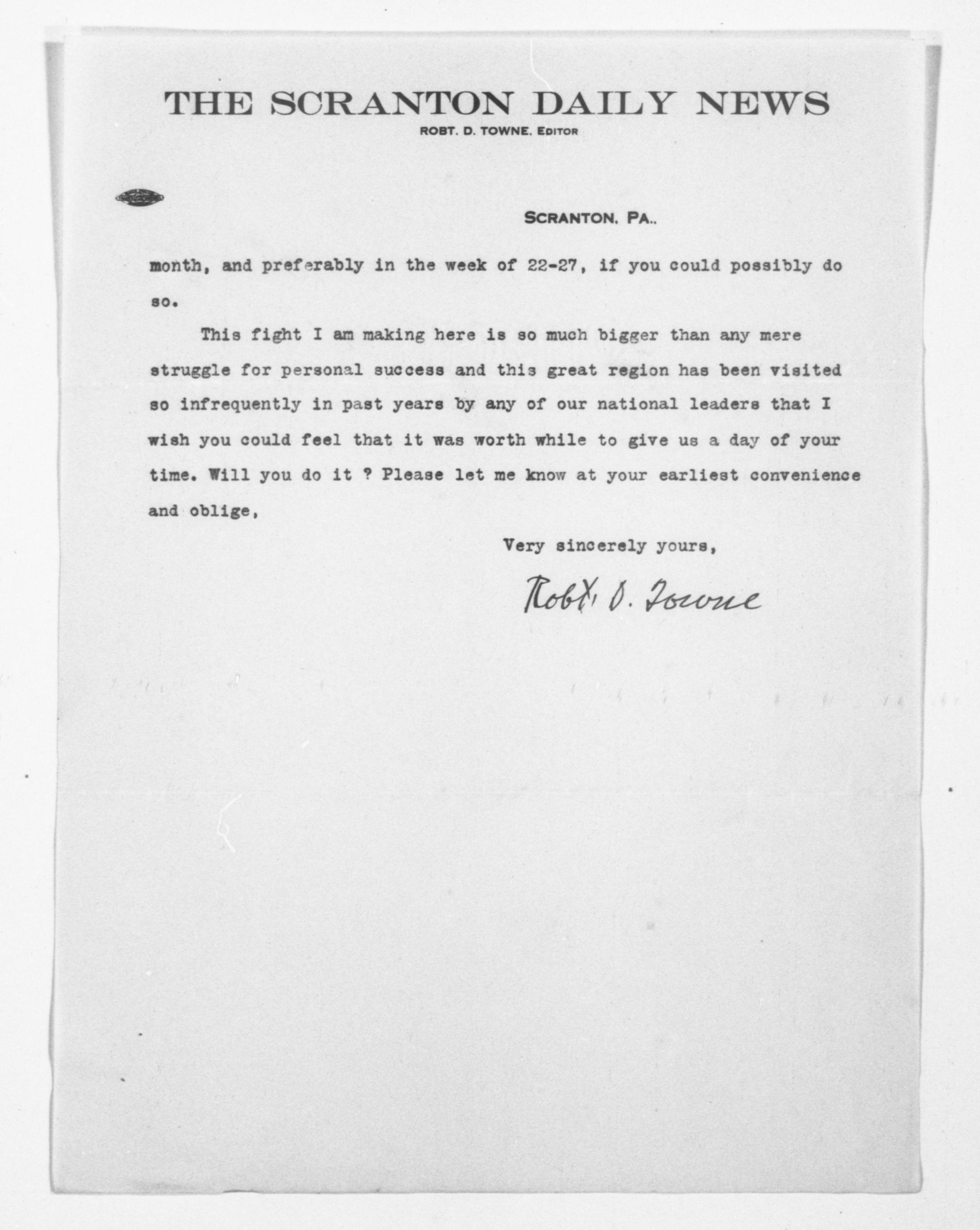 Scanned image of the current content page