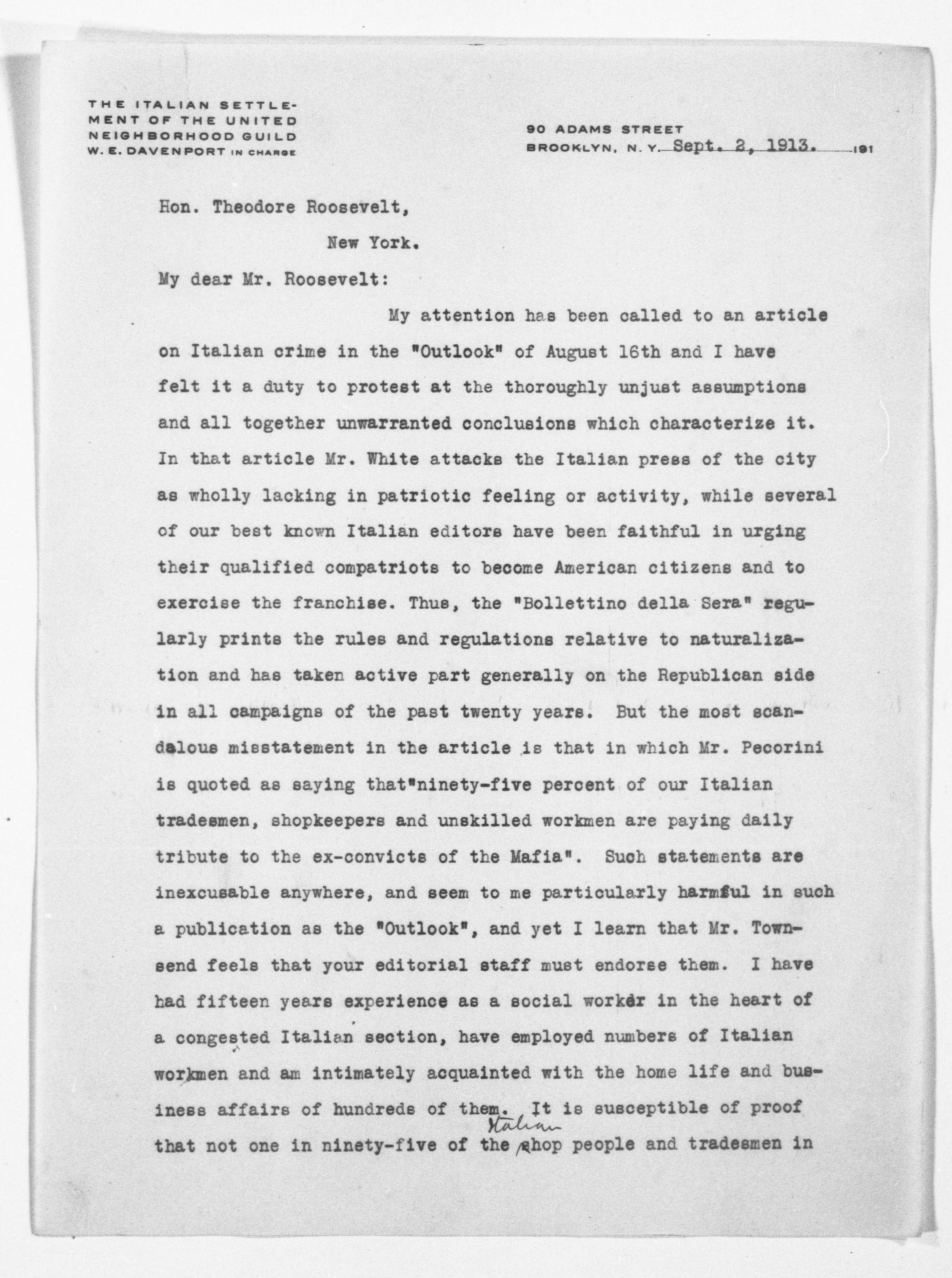 Scanned image of the current content page