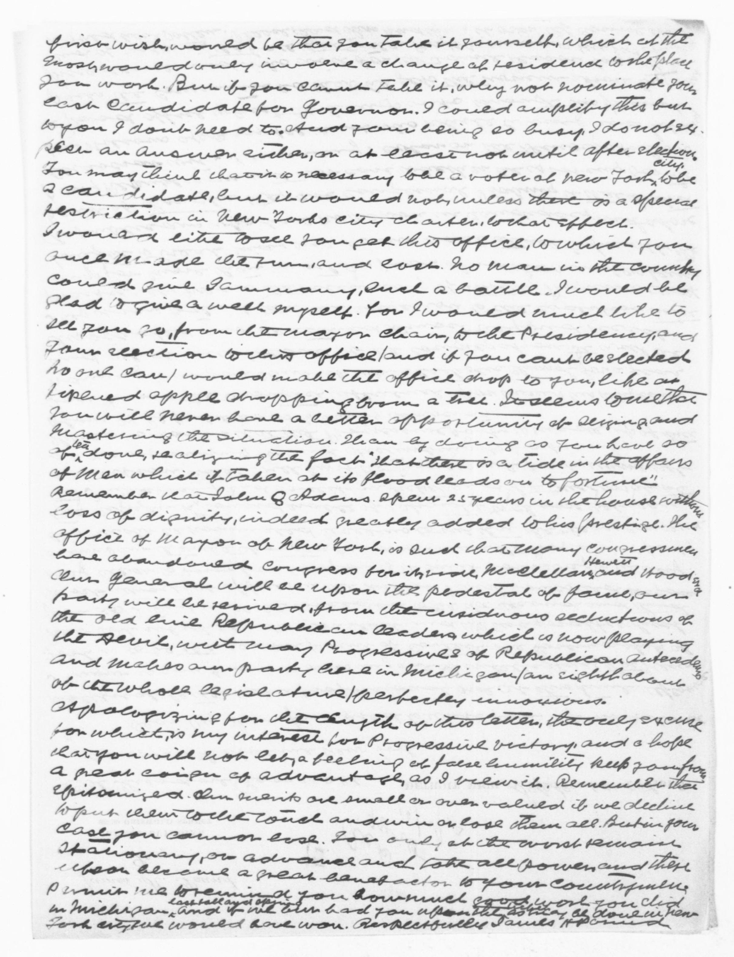 Scanned image of the current content page