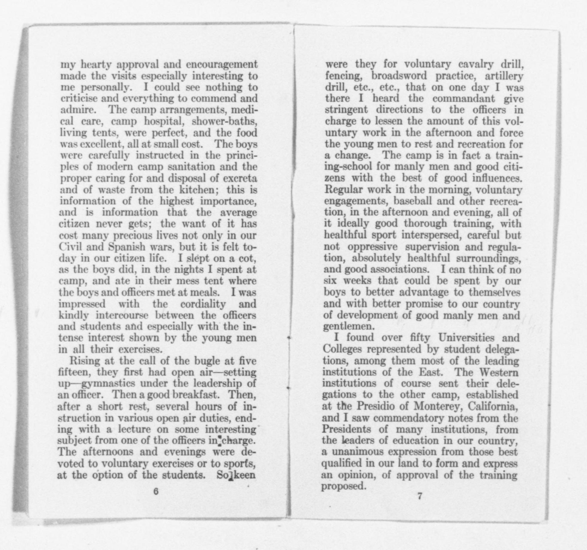 Scanned image of the current content page