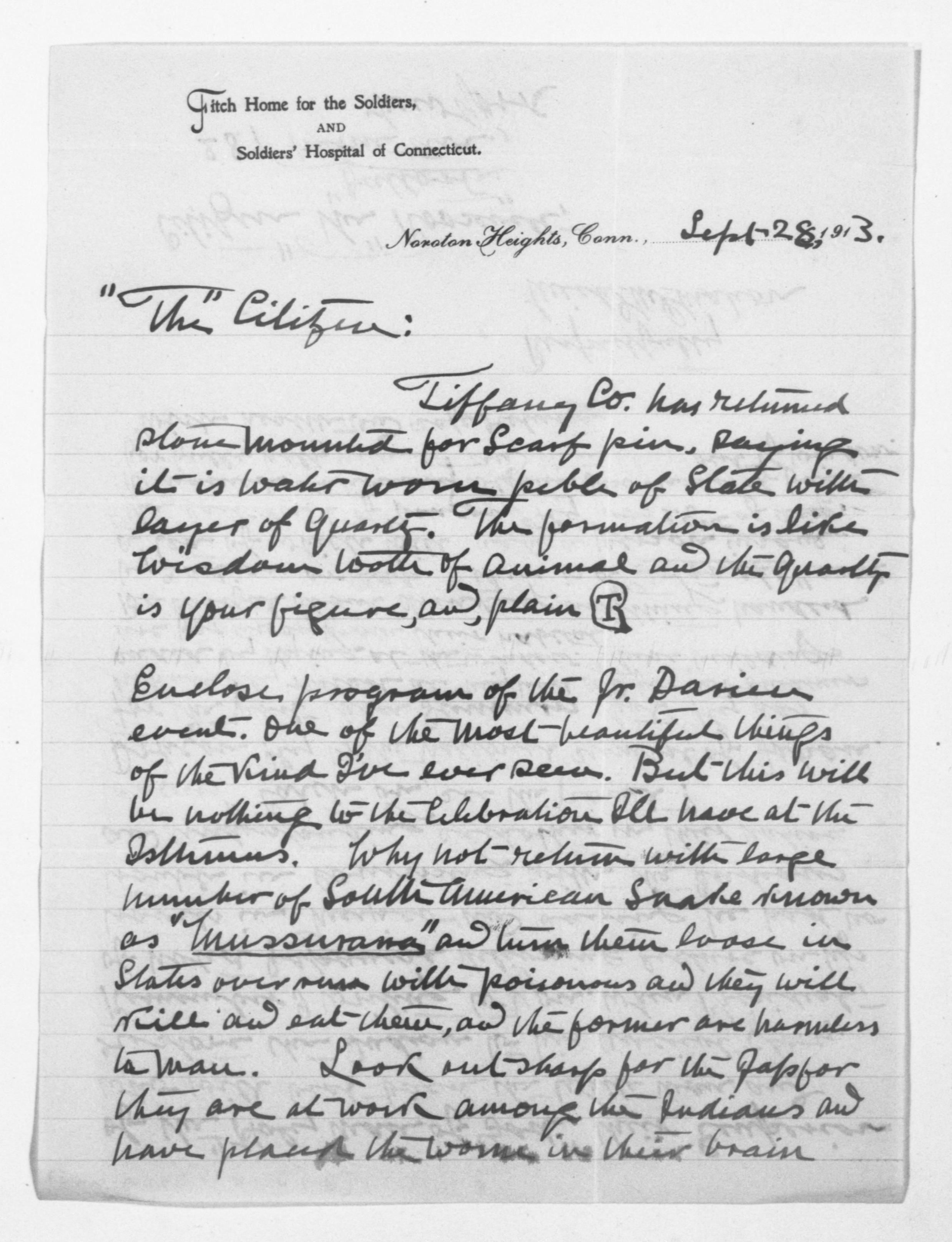 Scanned image of the current content page