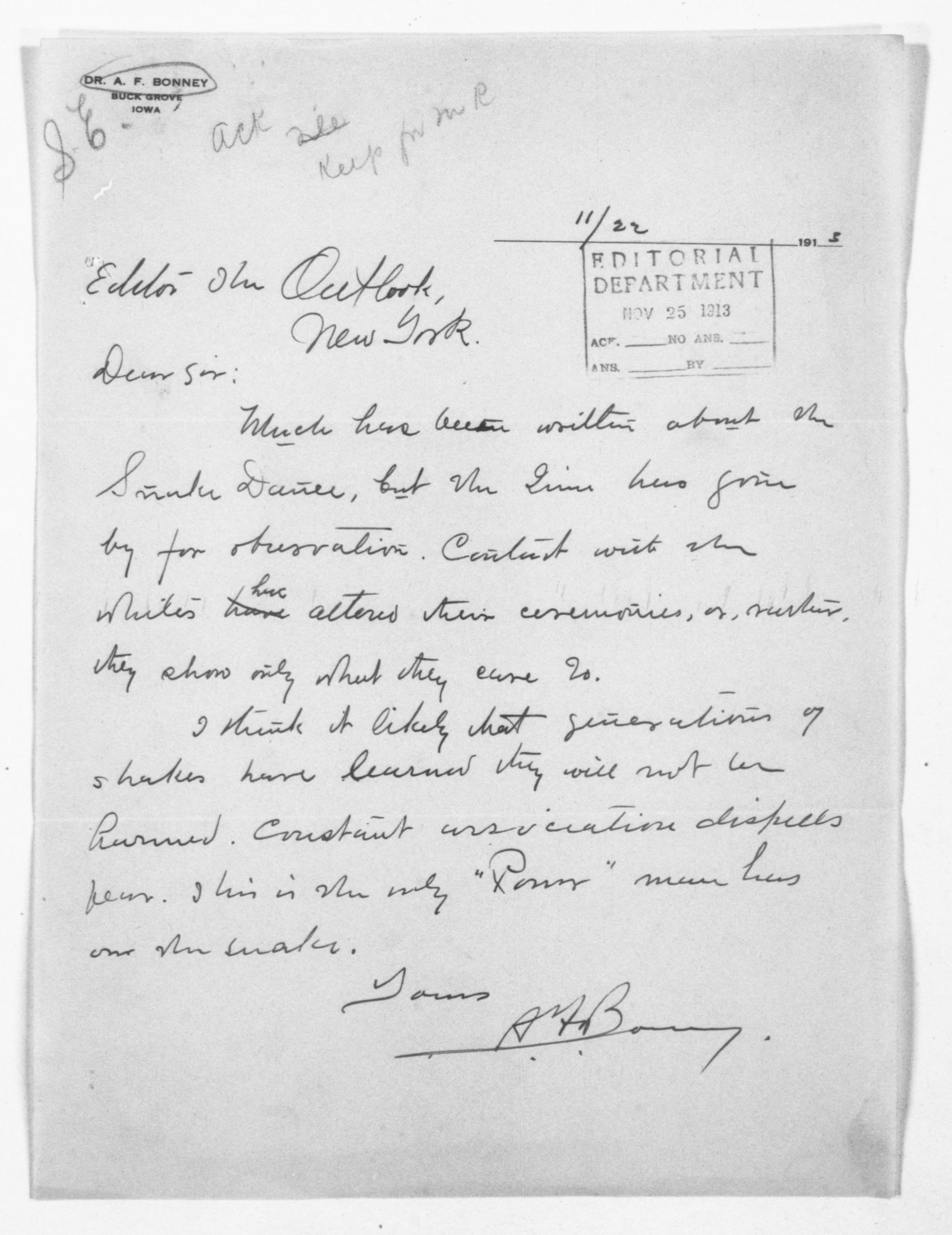 Scanned image of the current content page