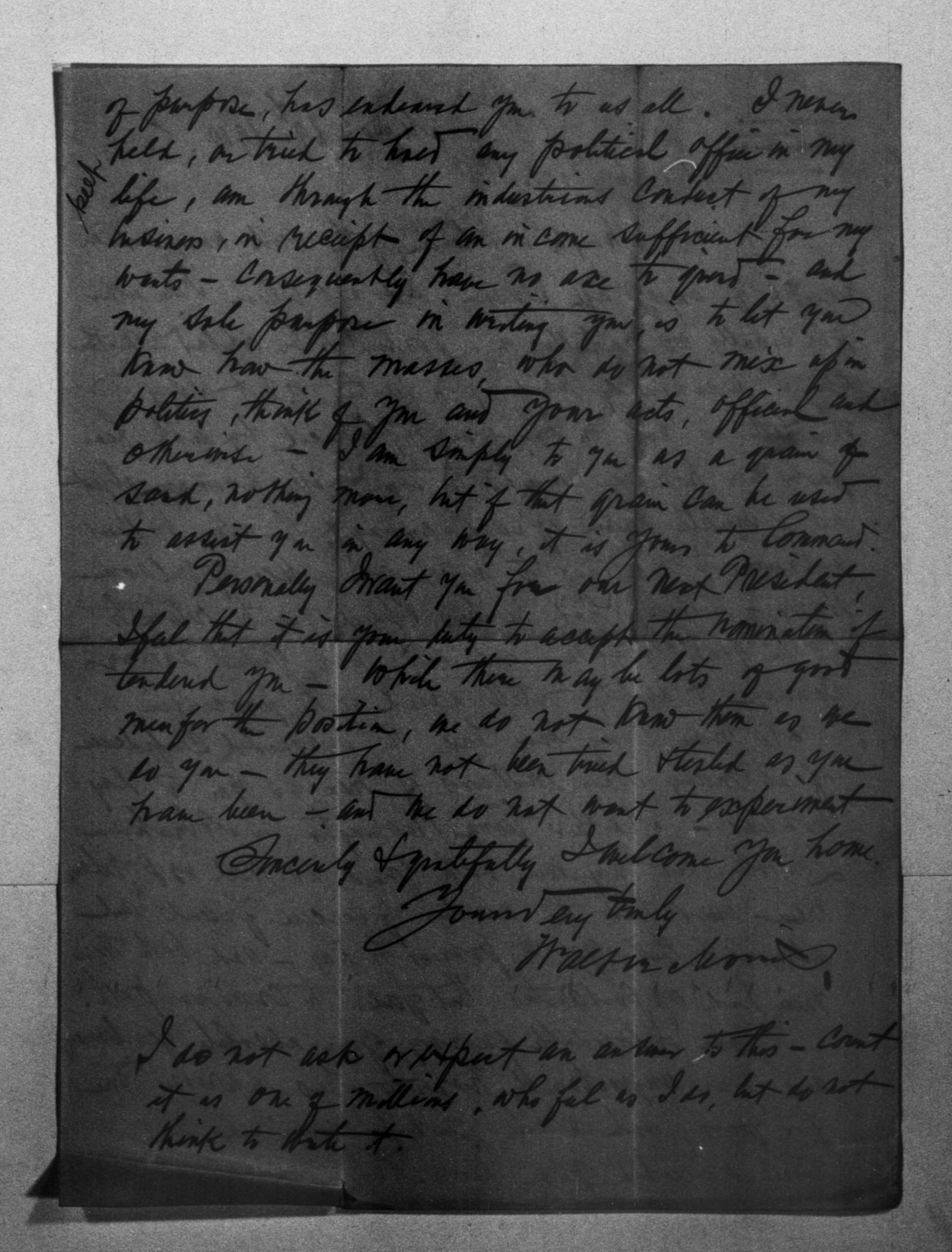 Scanned image of the current content page