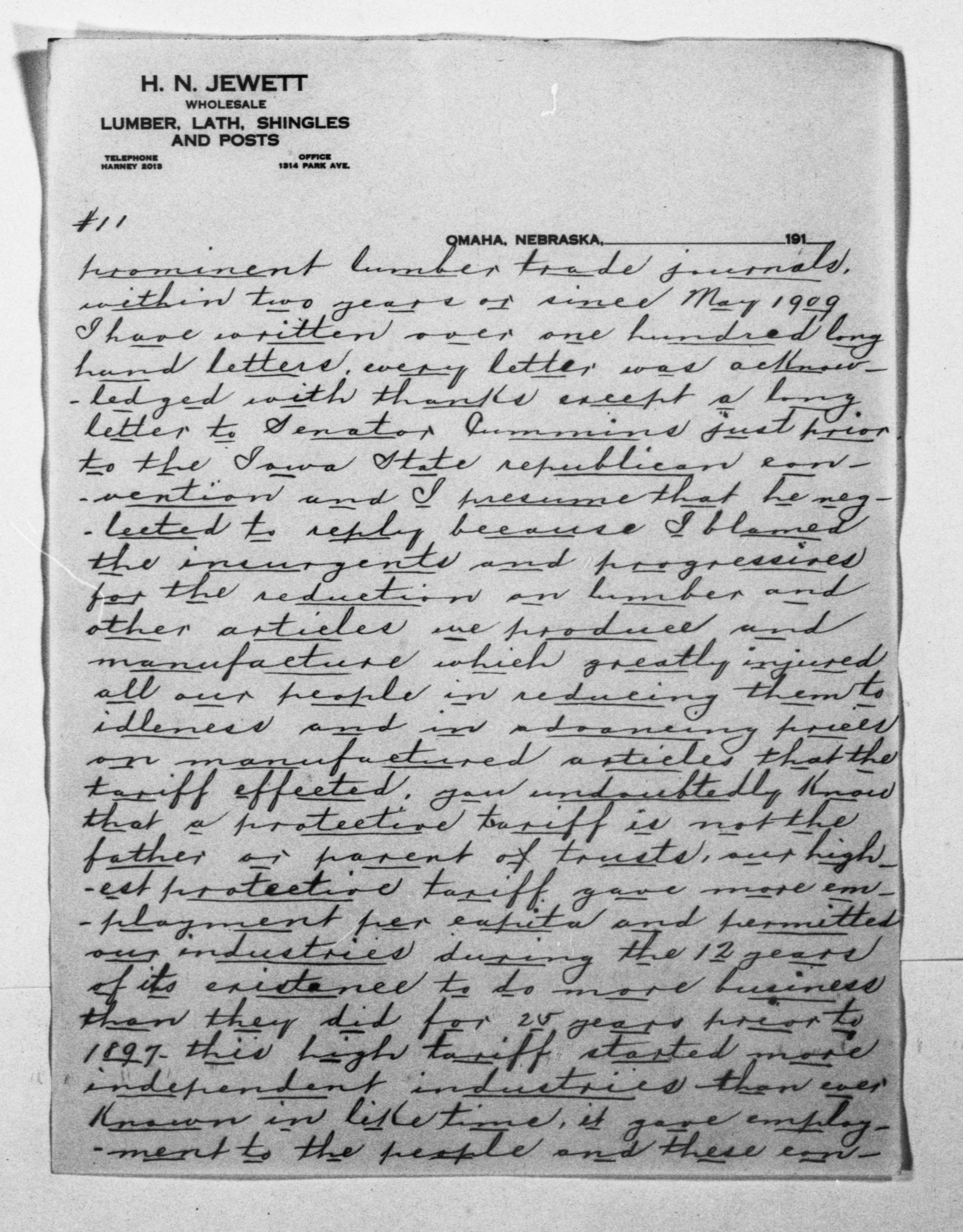 Scanned image of the current content page