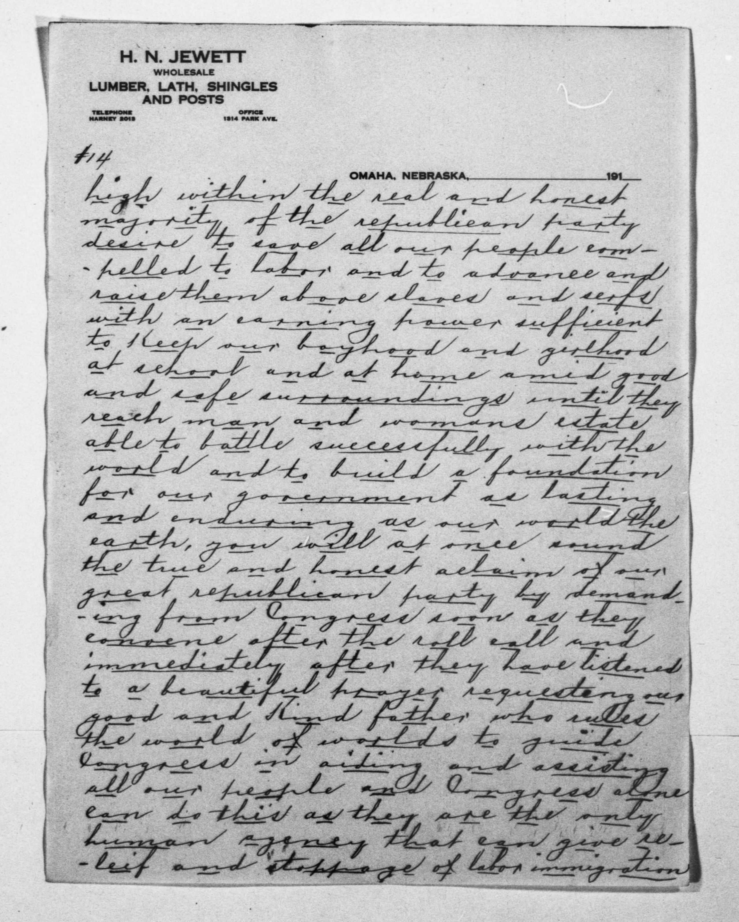 Scanned image of the current content page