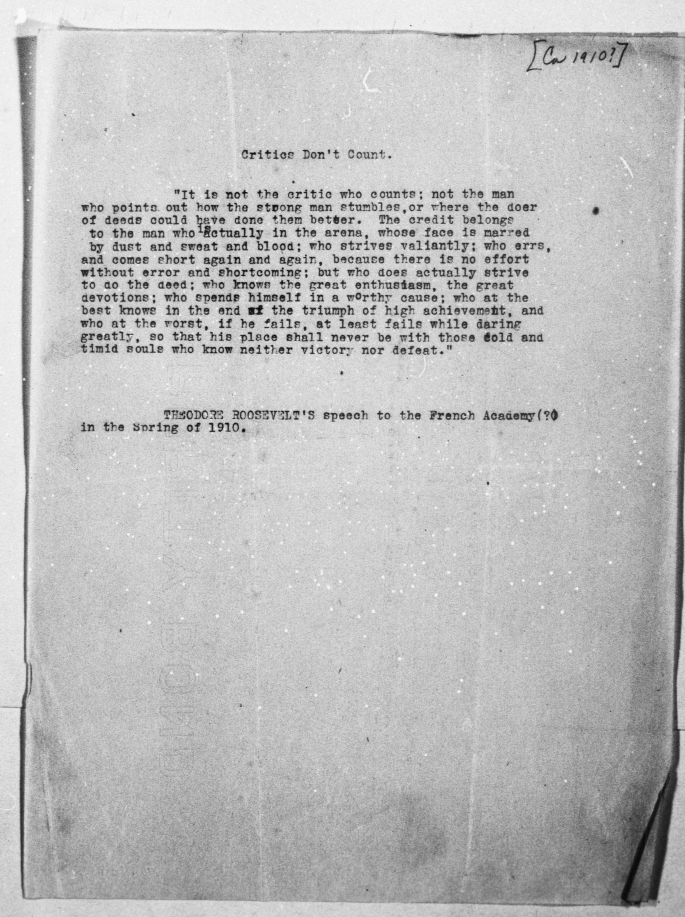 Scanned image of the current content page