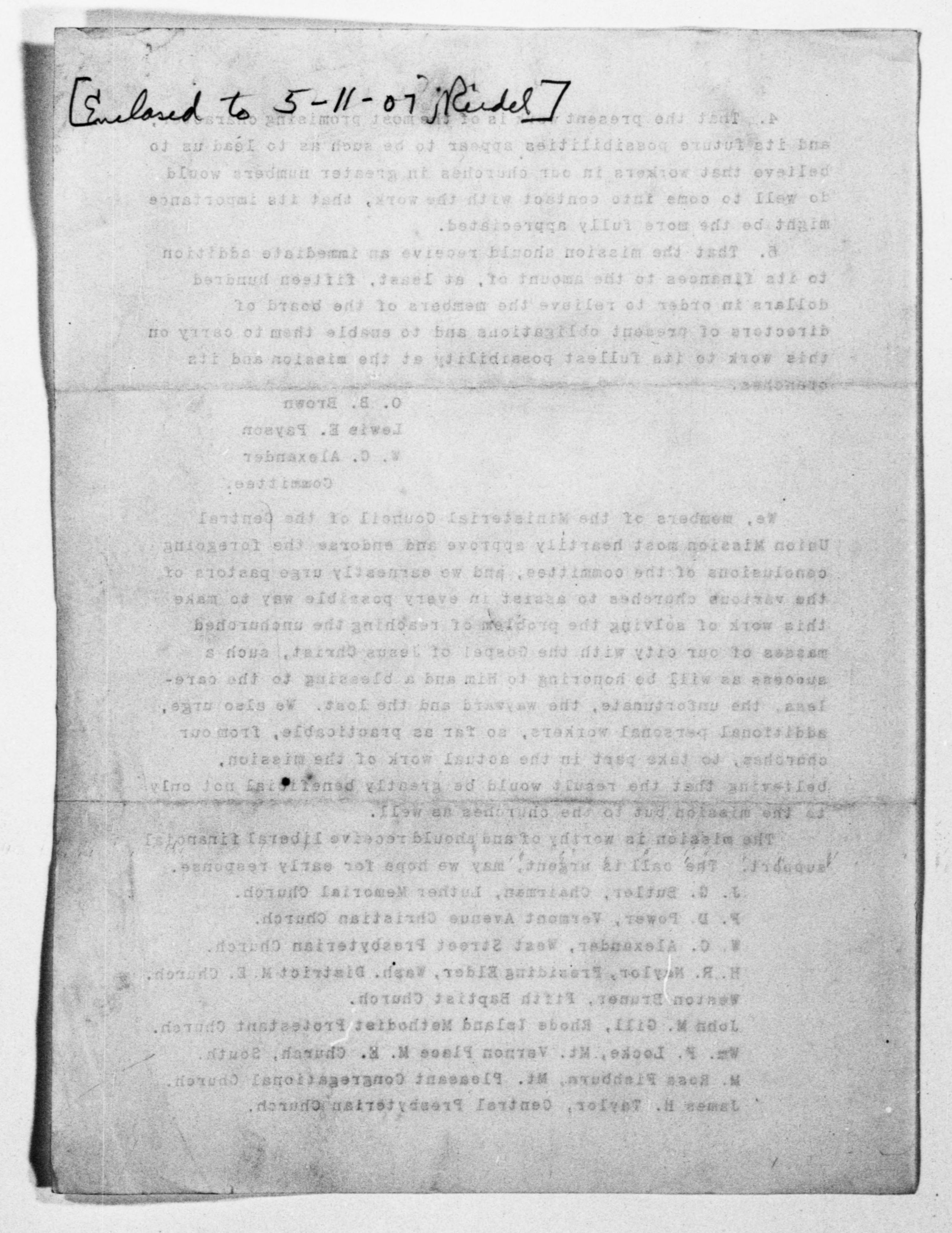 Scanned image of the current content page