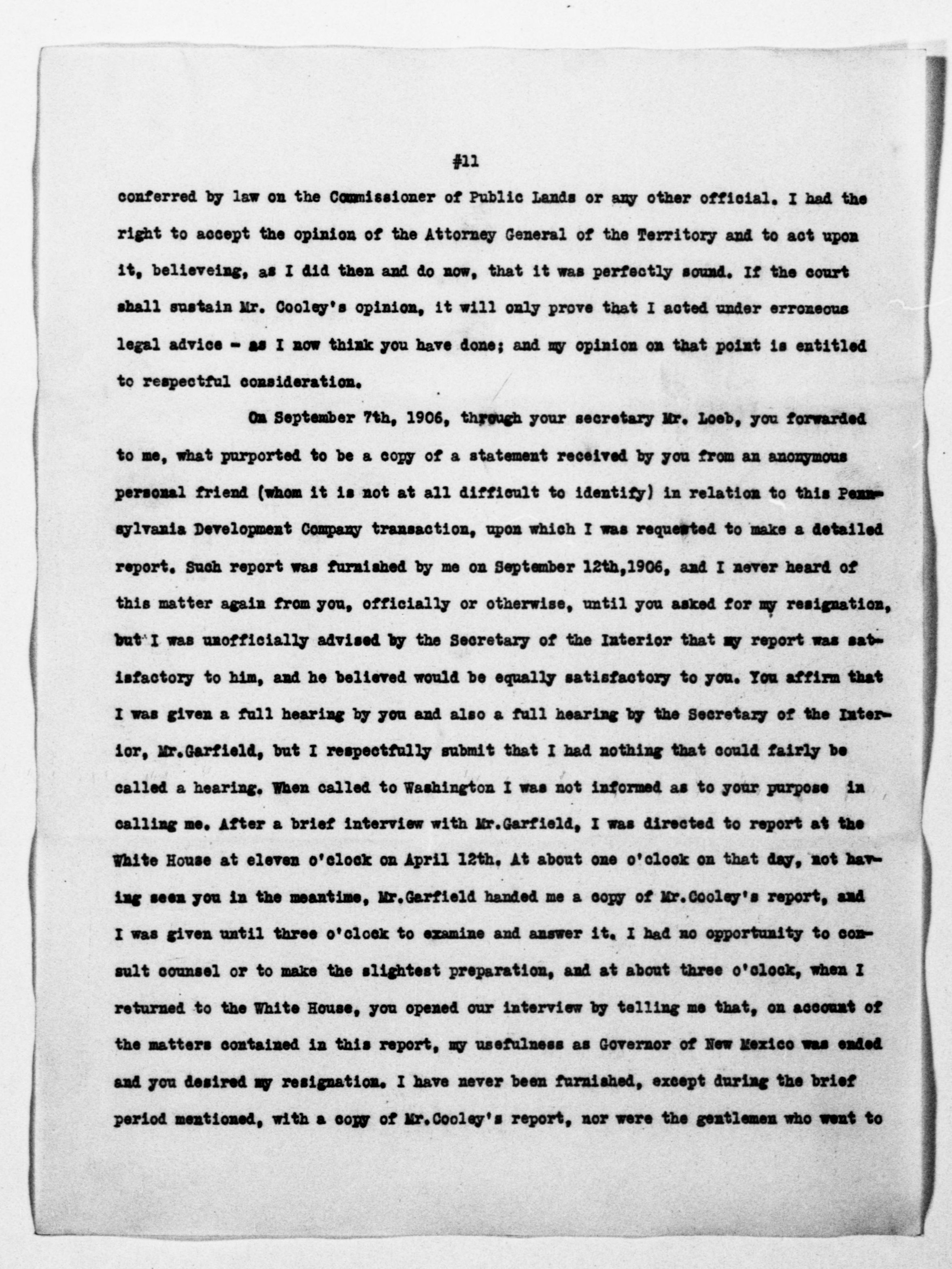 Scanned image of the current content page