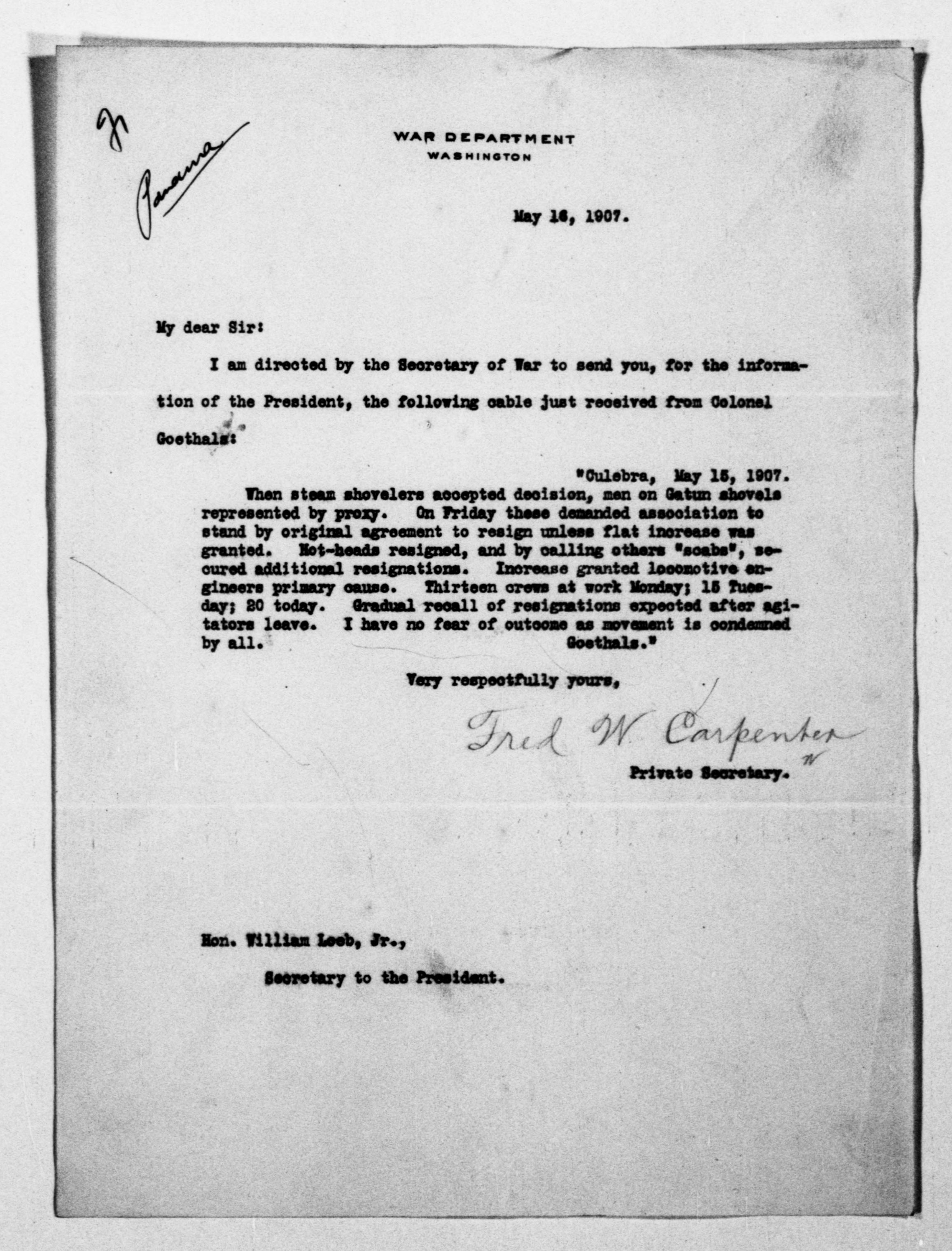 Scanned image of the current content page