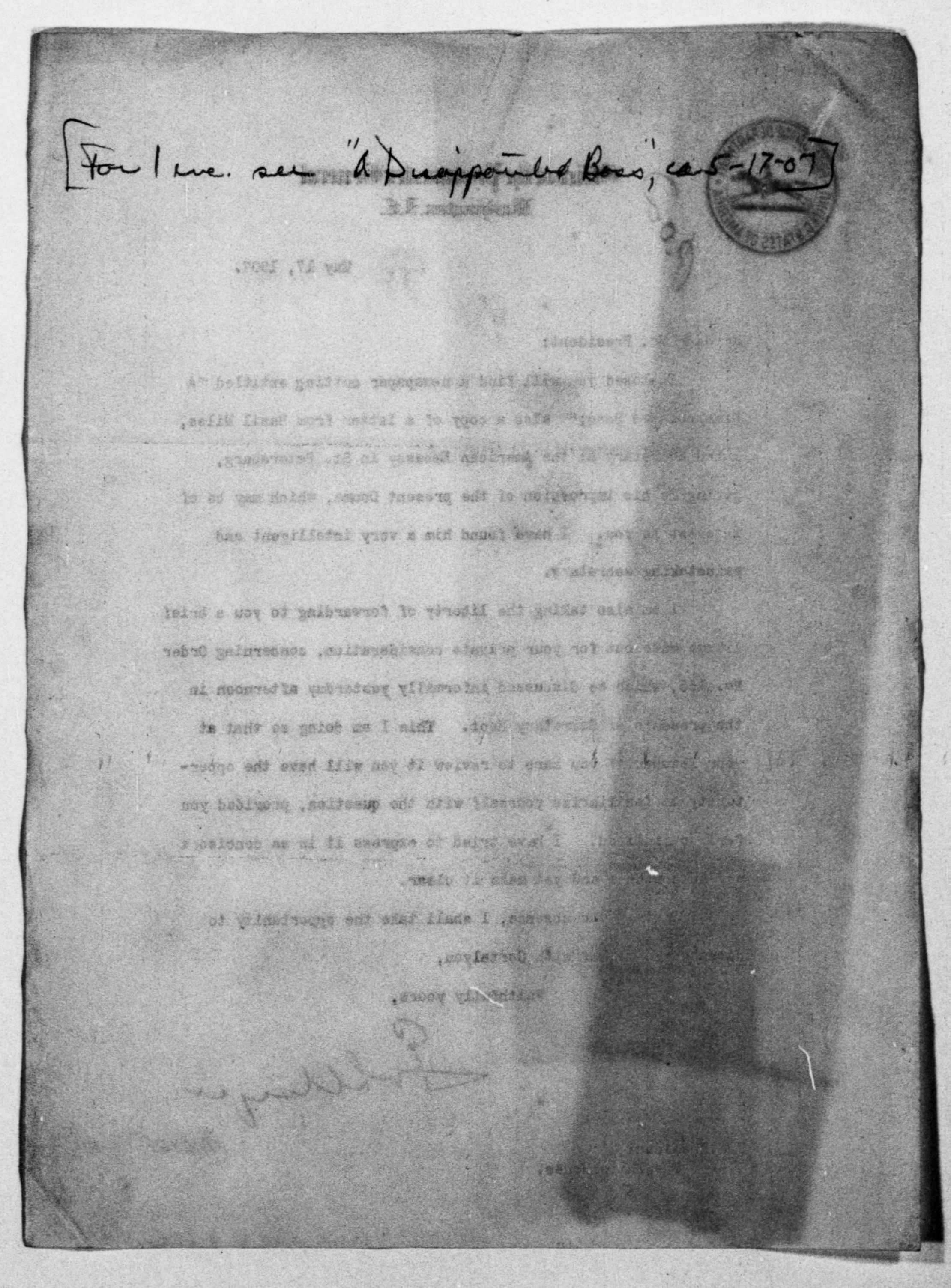 Scanned image of the current content page