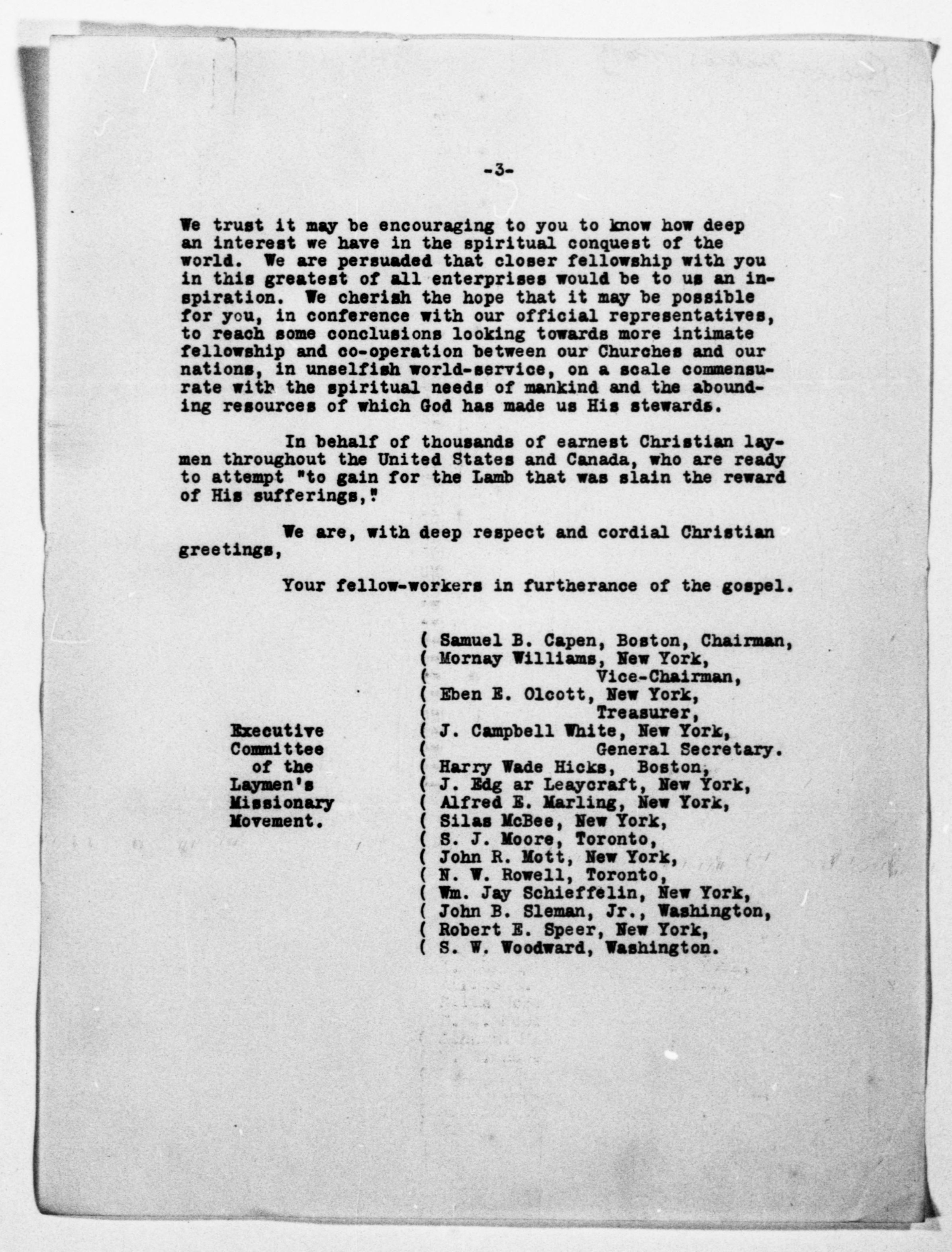 Scanned image of the current content page