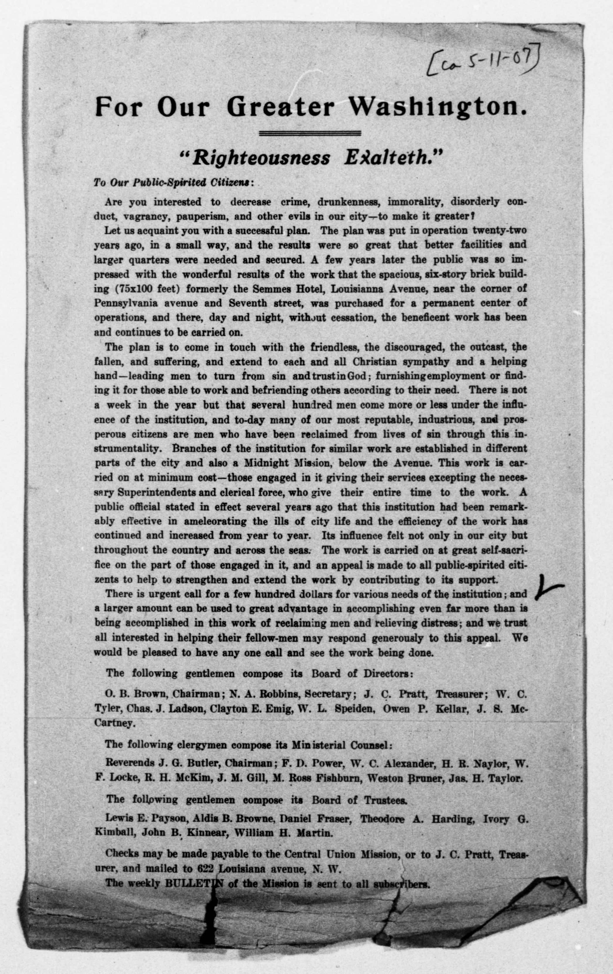 Scanned image of the current content page