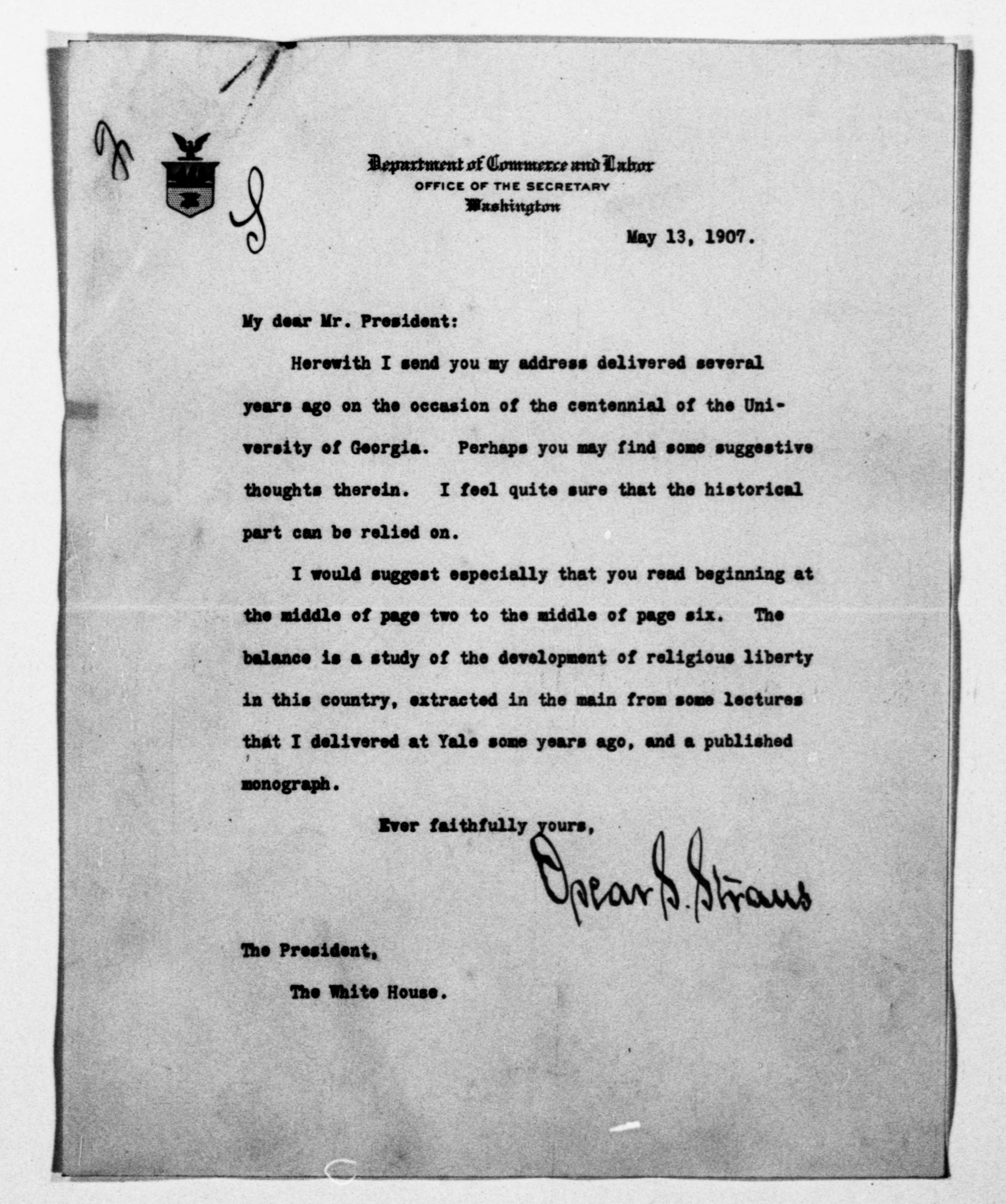 Scanned image of the current content page