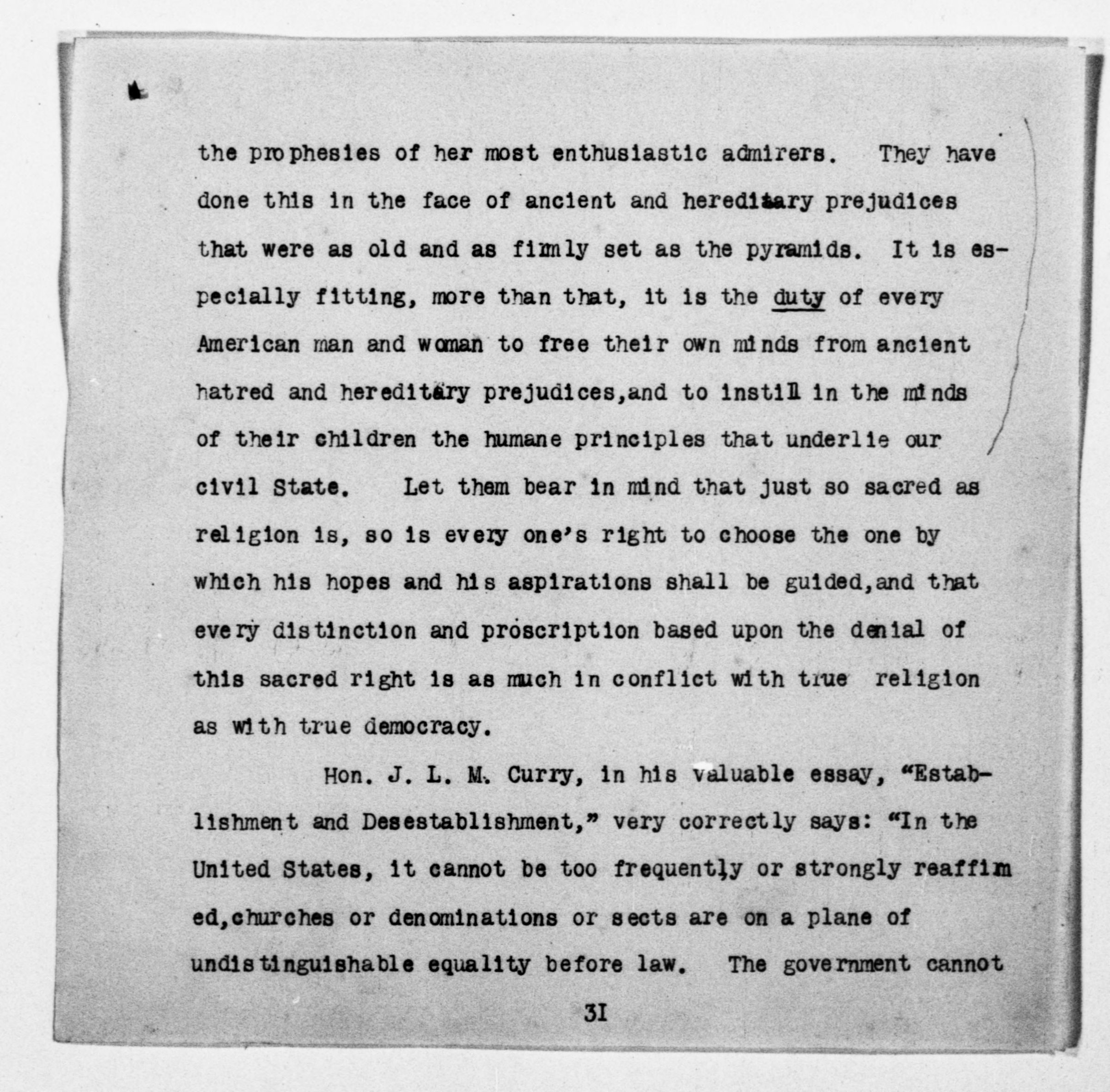 Scanned image of the current content page