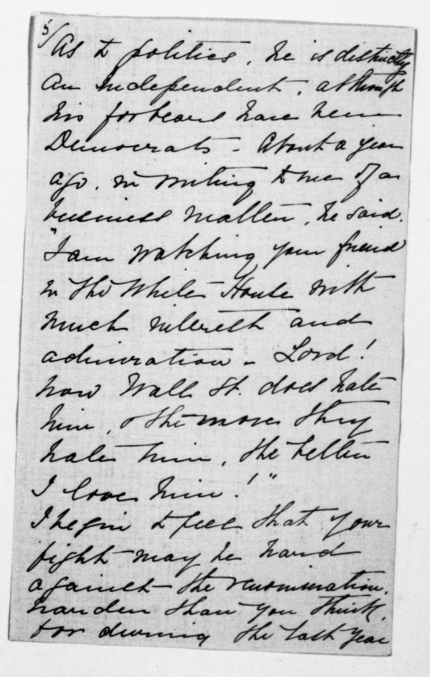 Scanned image of the current content page
