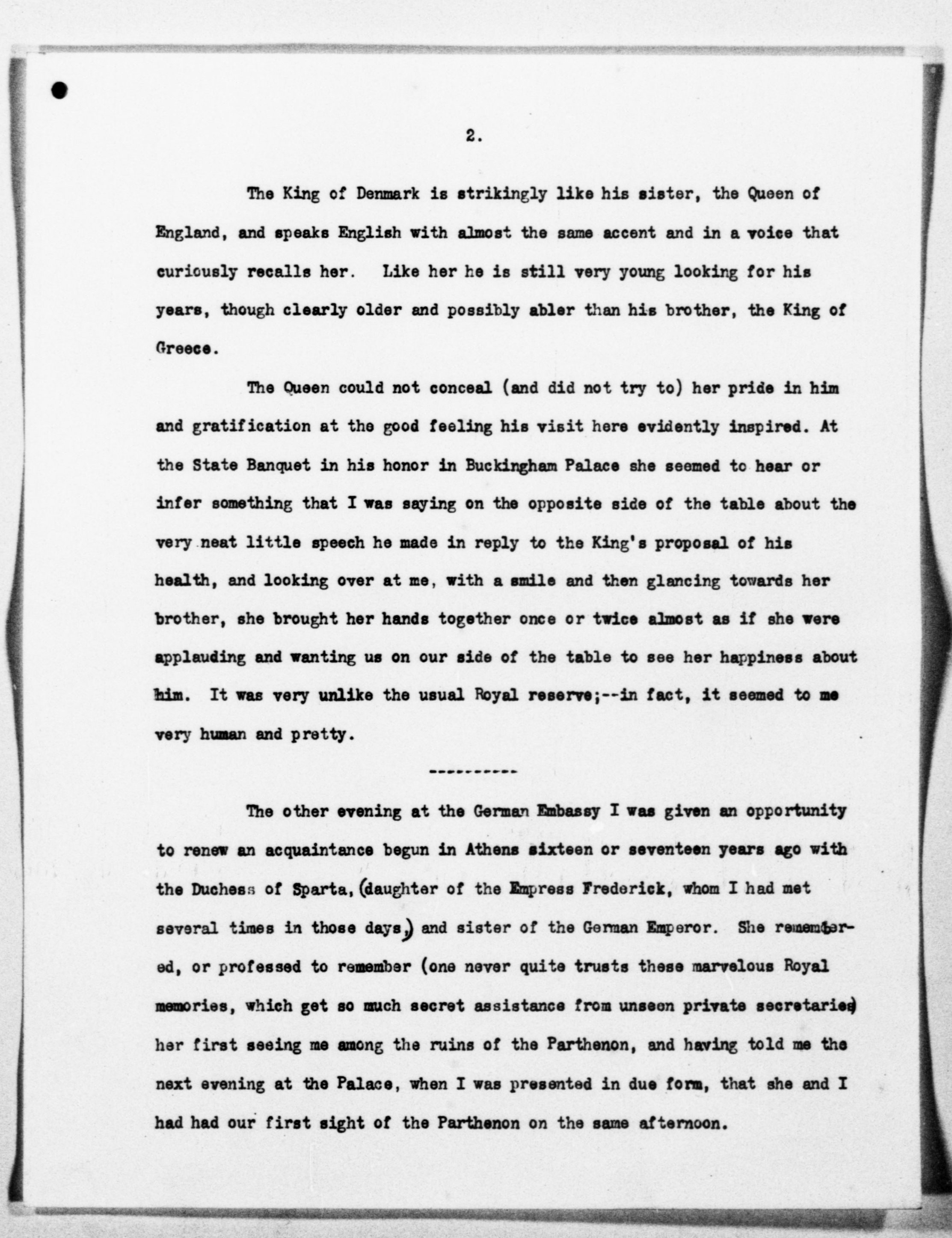 Scanned image of the current content page