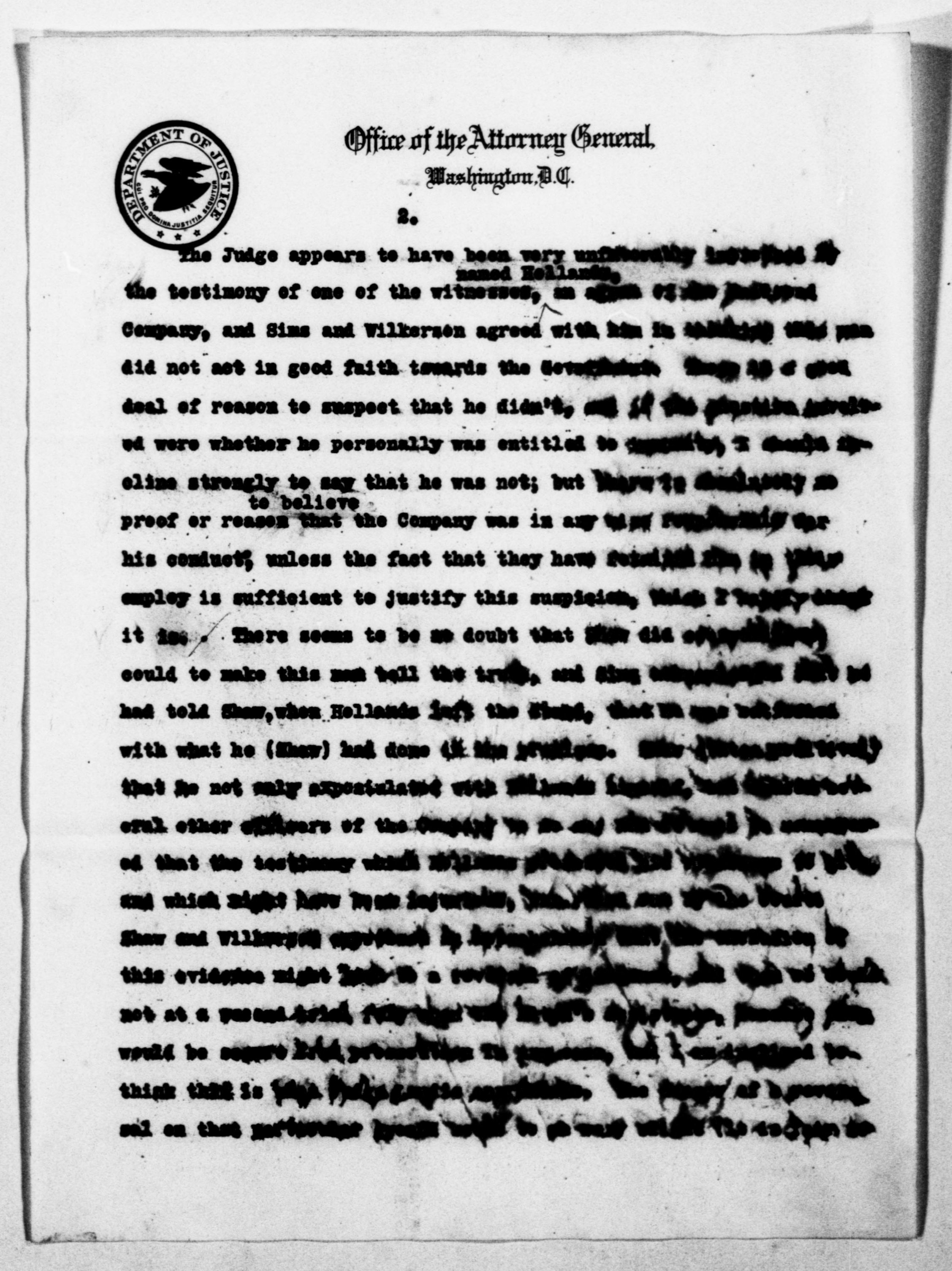 Scanned image of the current content page