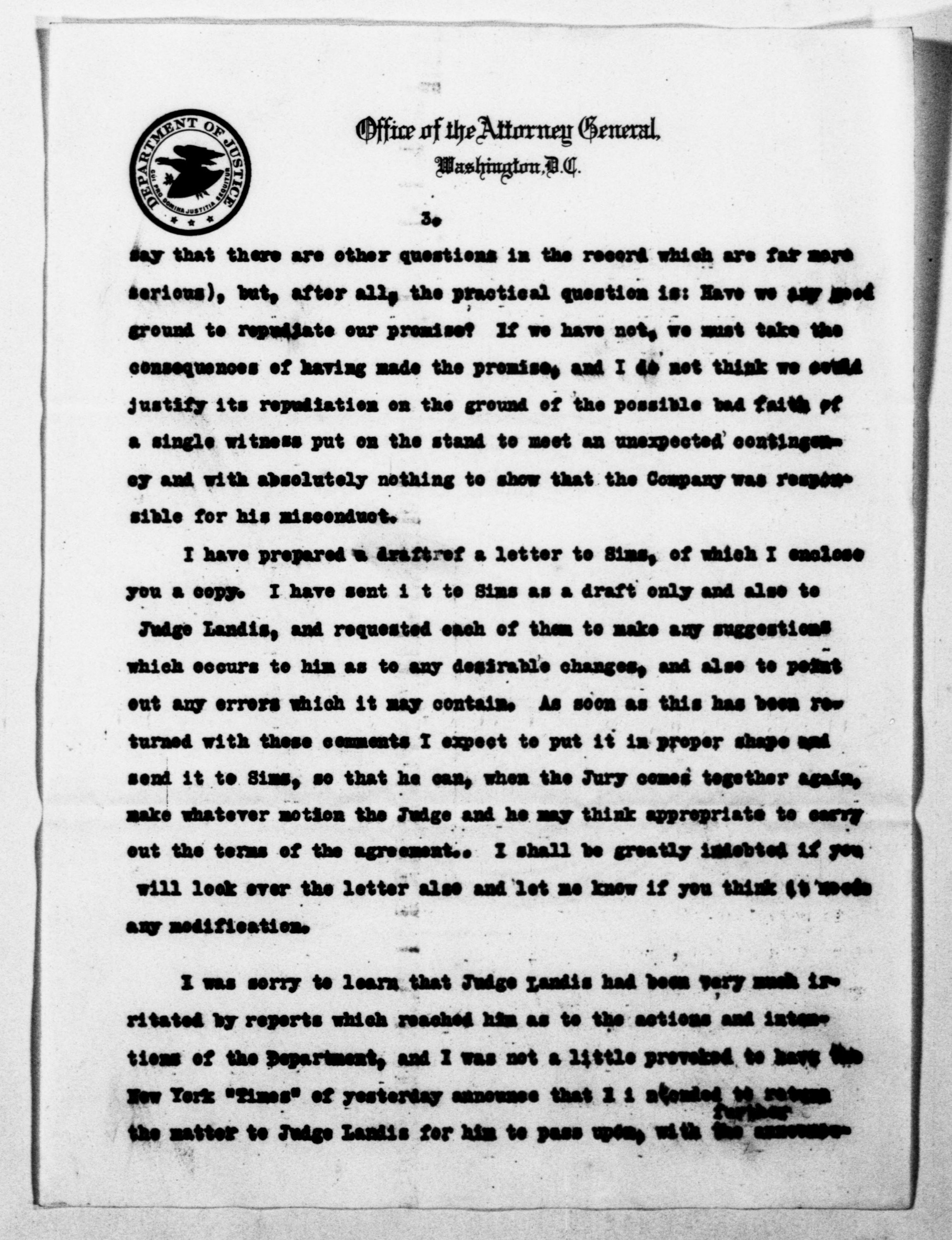 Scanned image of the current content page