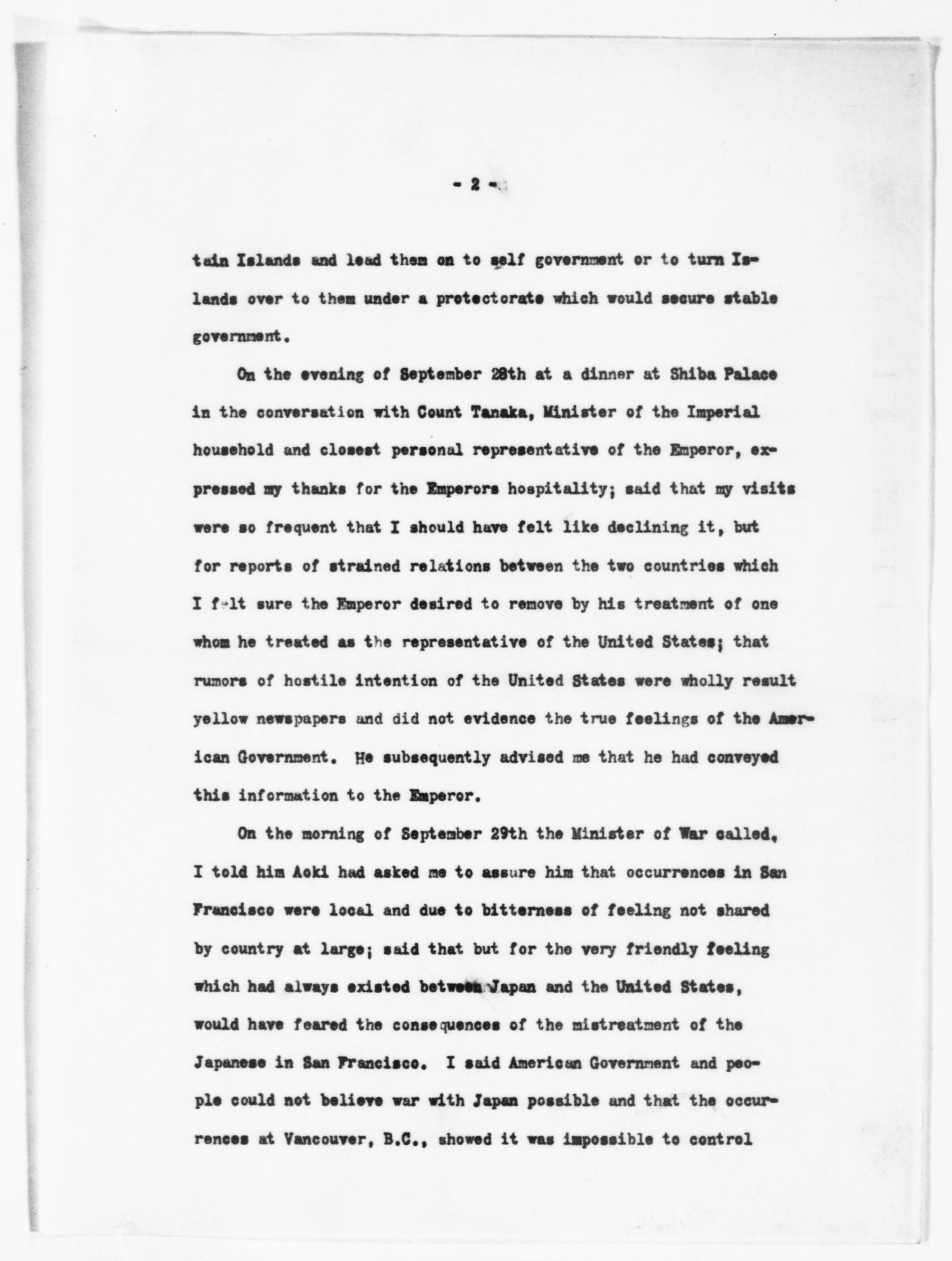 Scanned image of the current content page