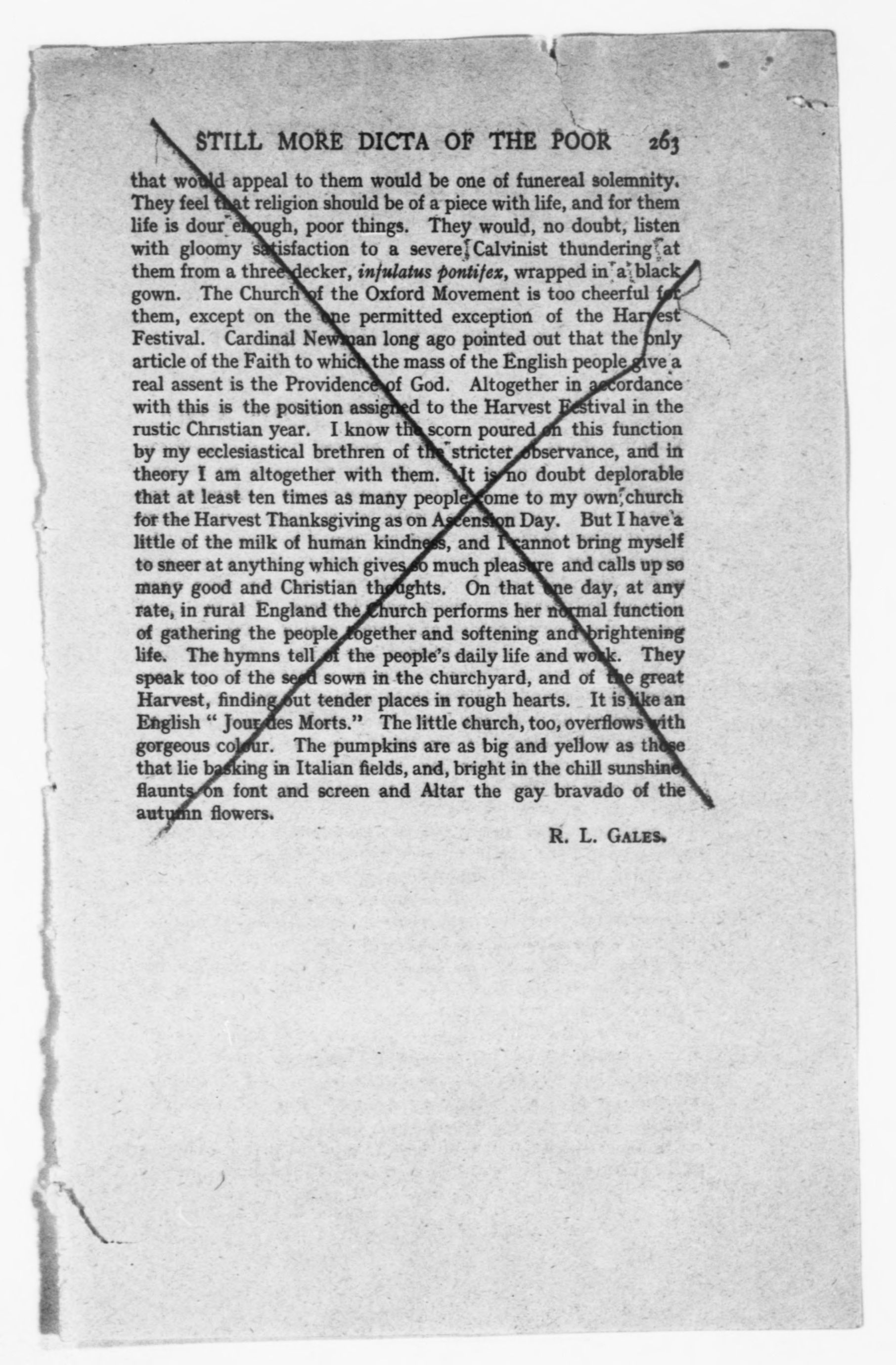 Scanned image of the current content page