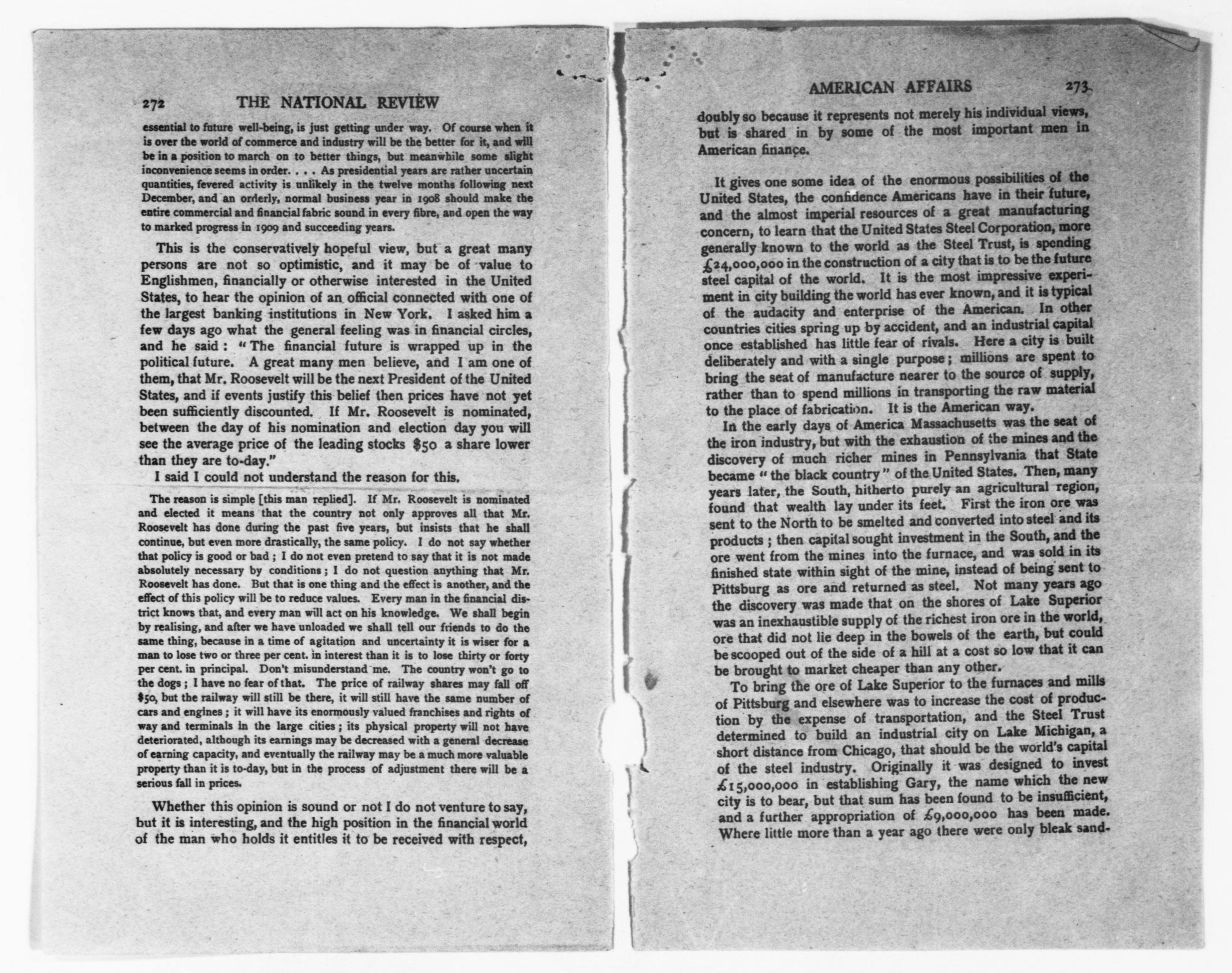 Scanned image of the current content page