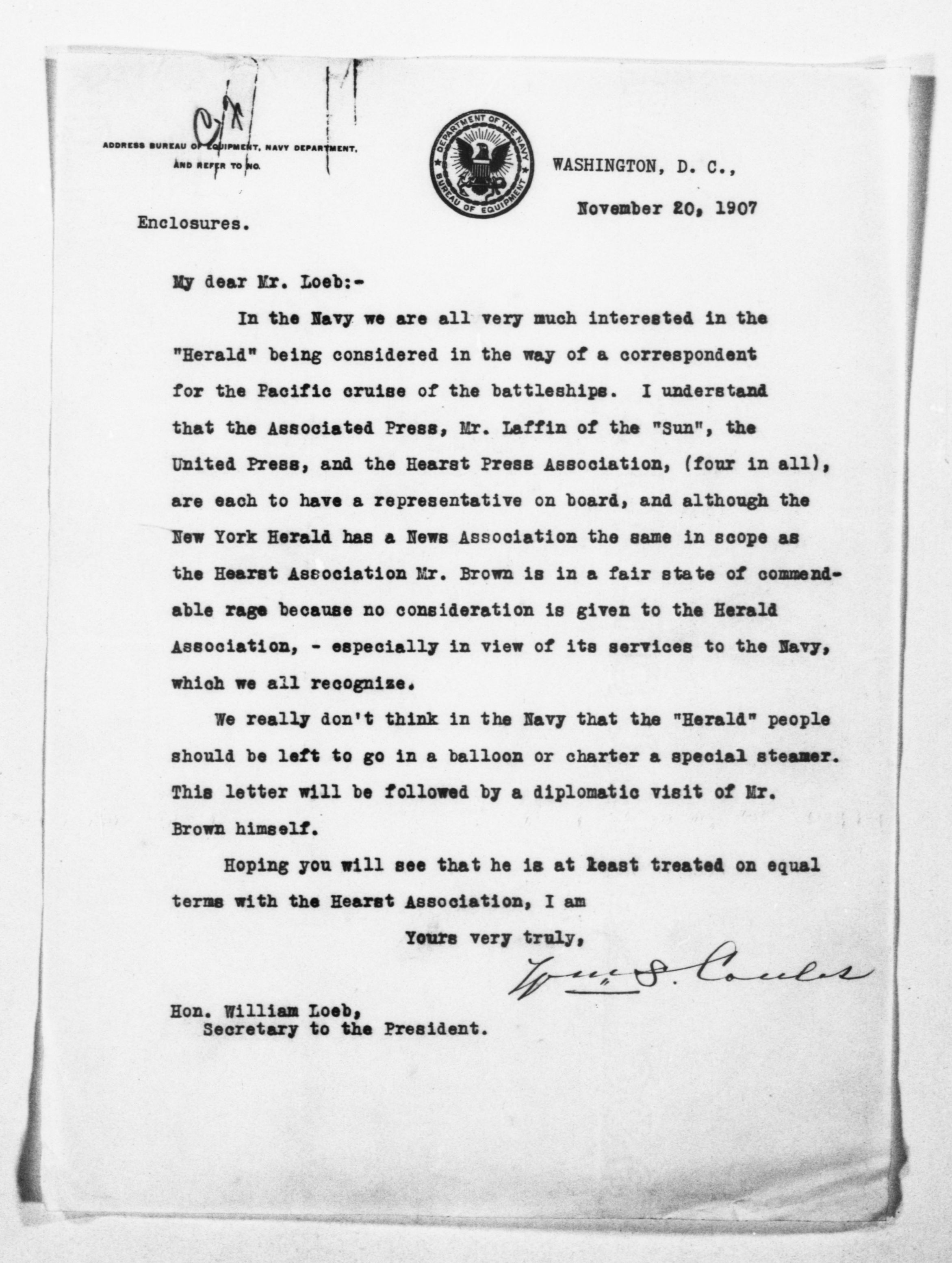 Scanned image of the current content page