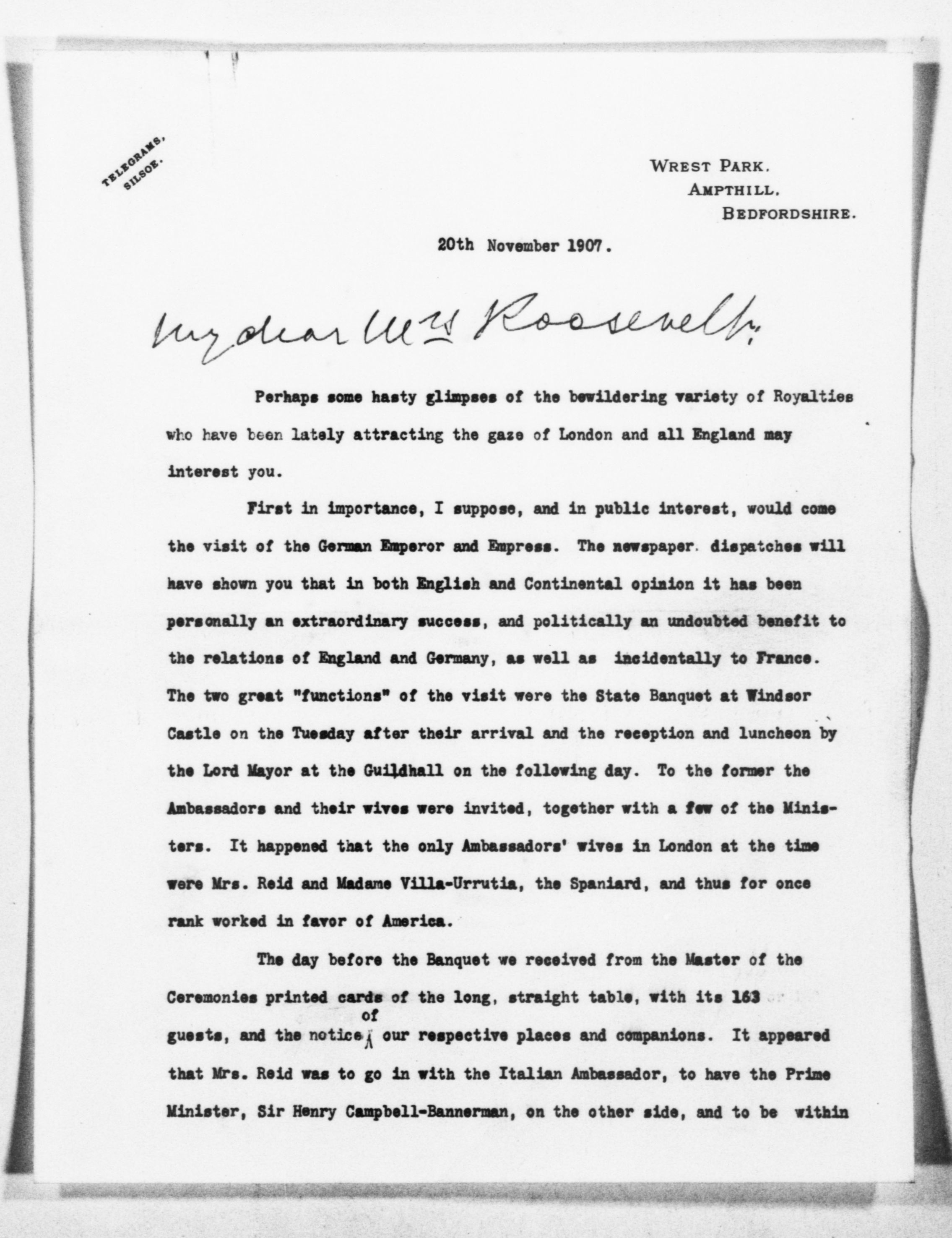 Scanned image of the current content page