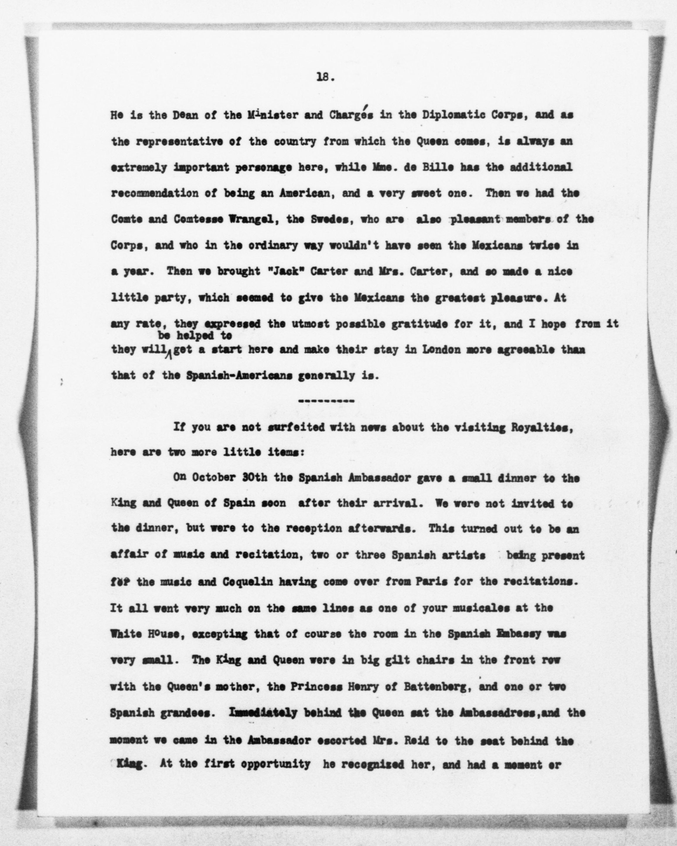 Scanned image of the current content page