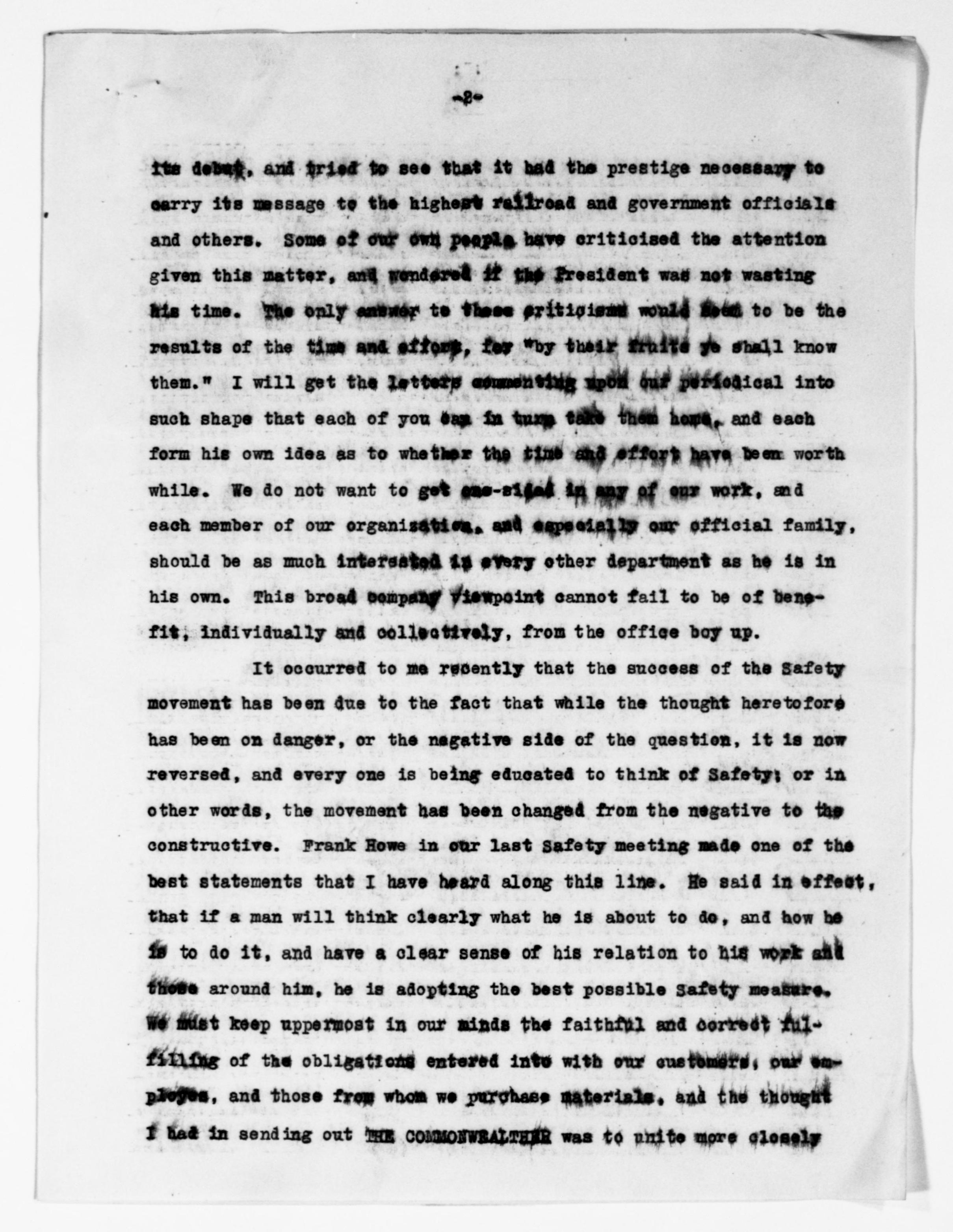 Scanned image of the current content page