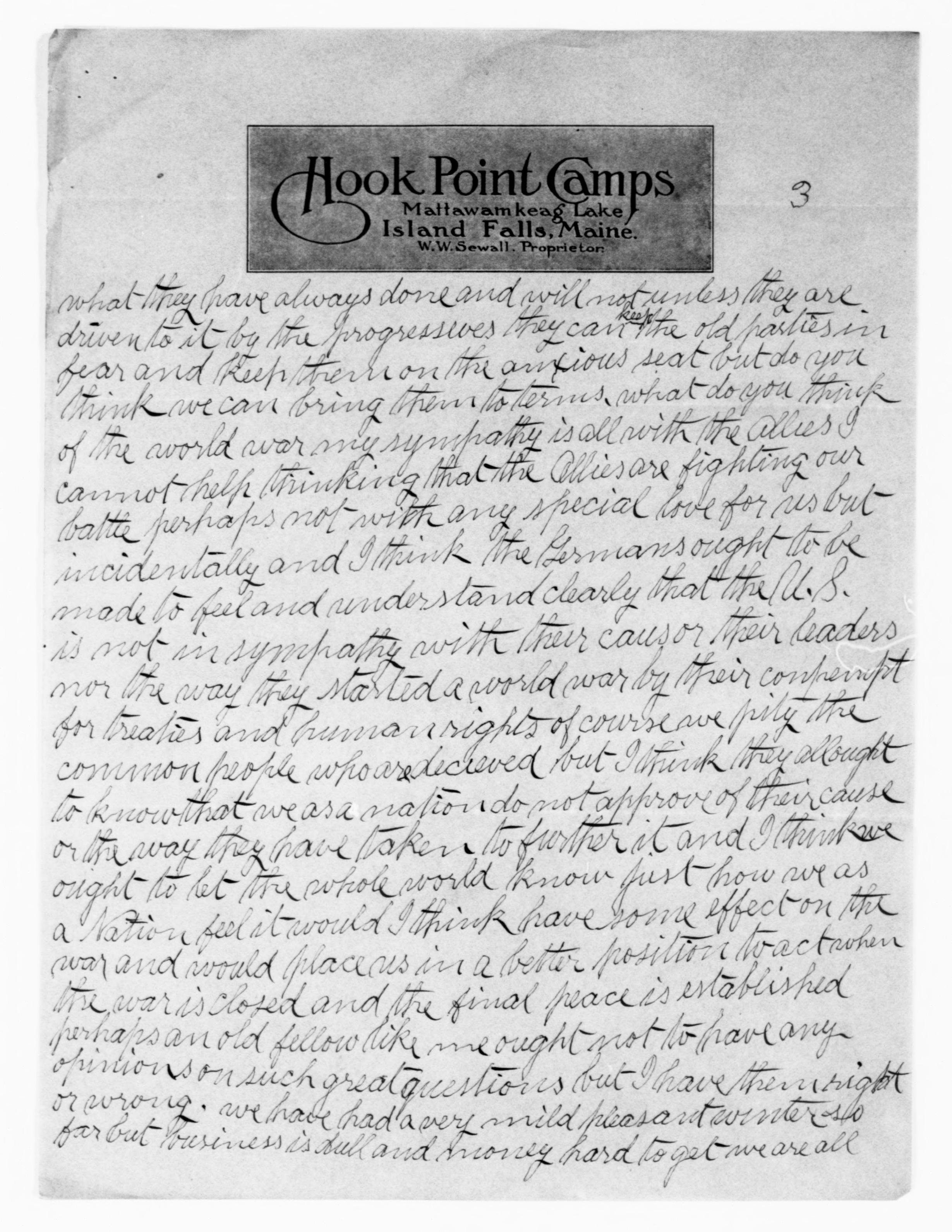 Scanned image of the current content page