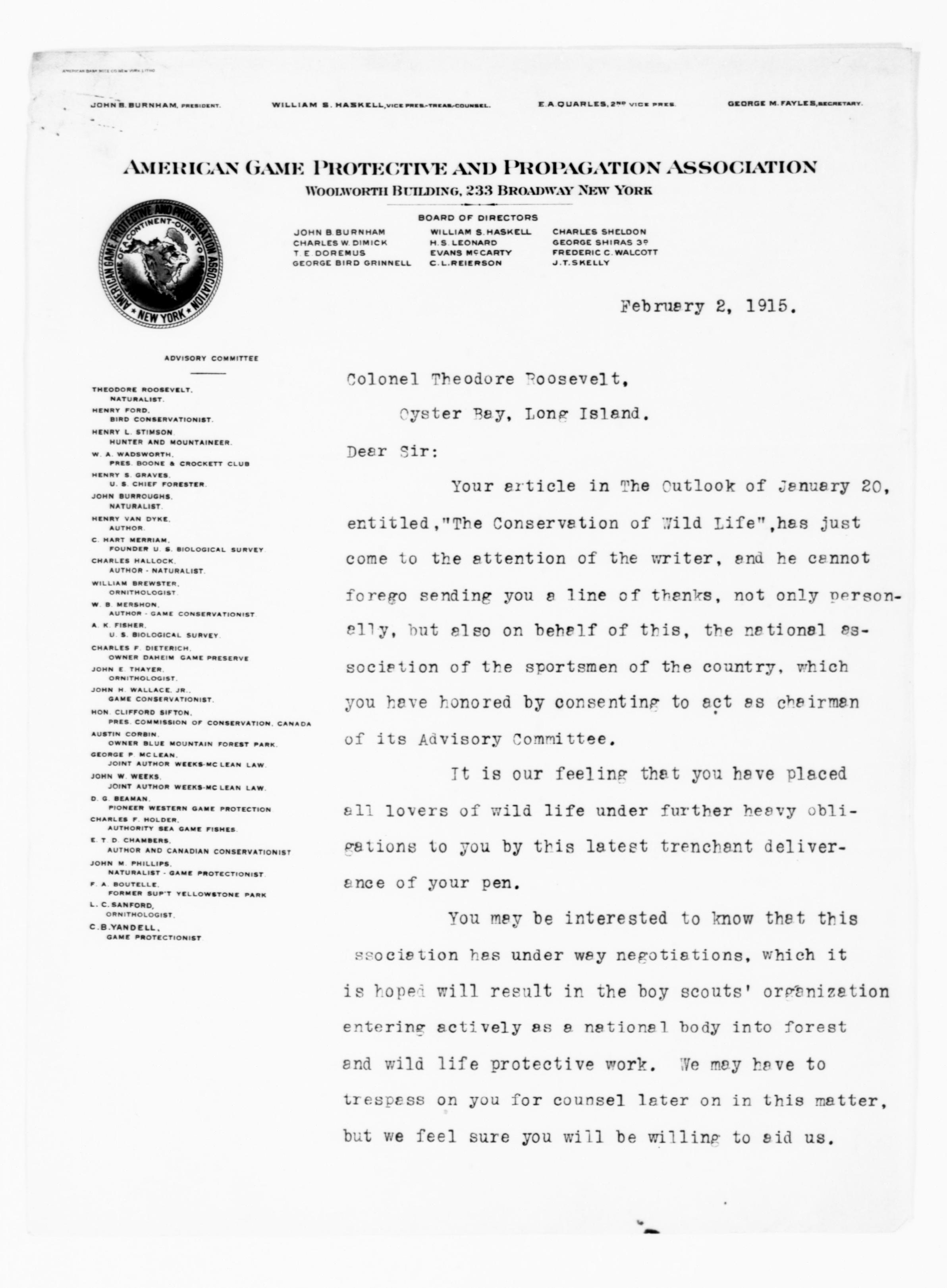 Scanned image of the current content page