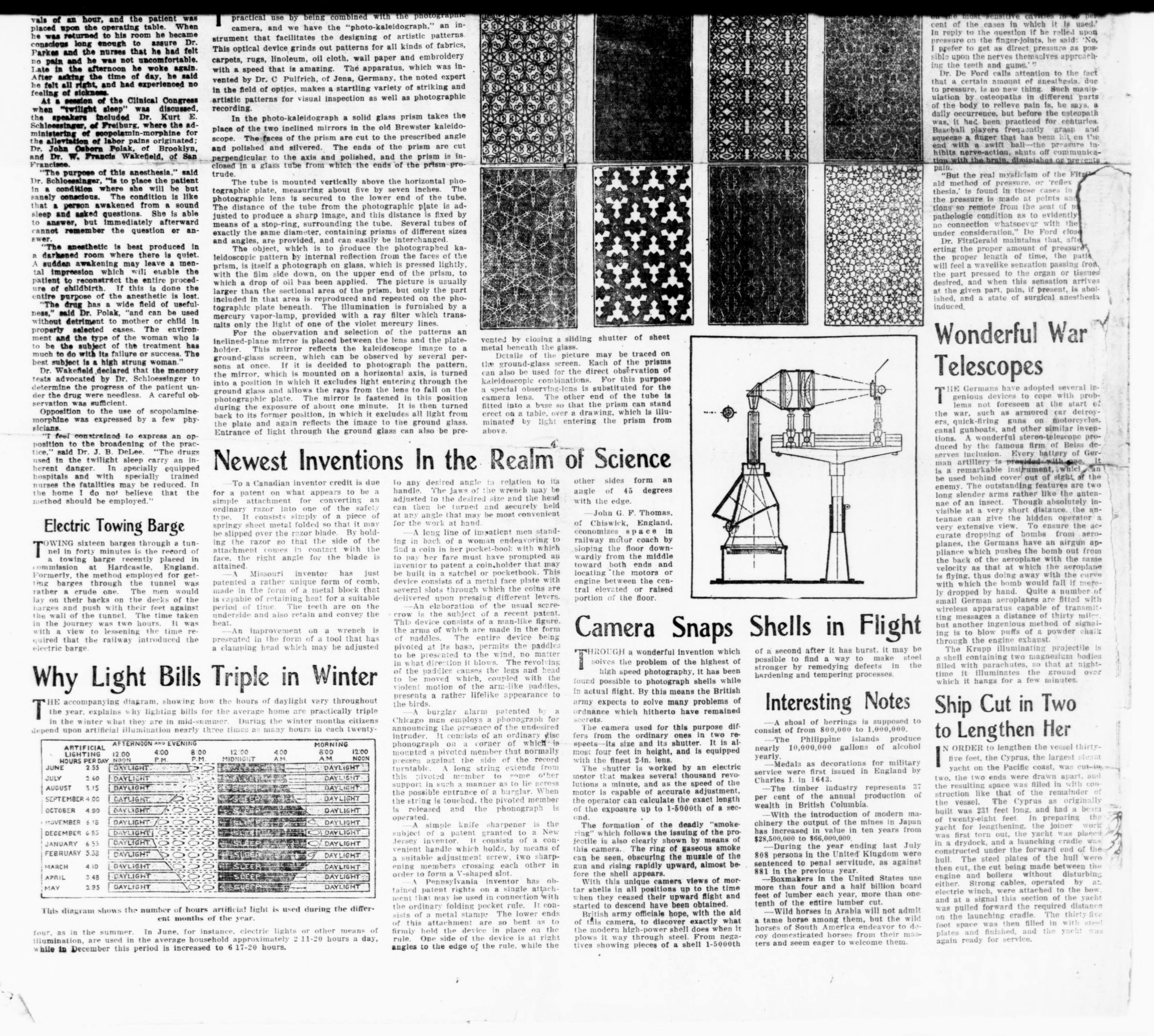 Scanned image of the current content page