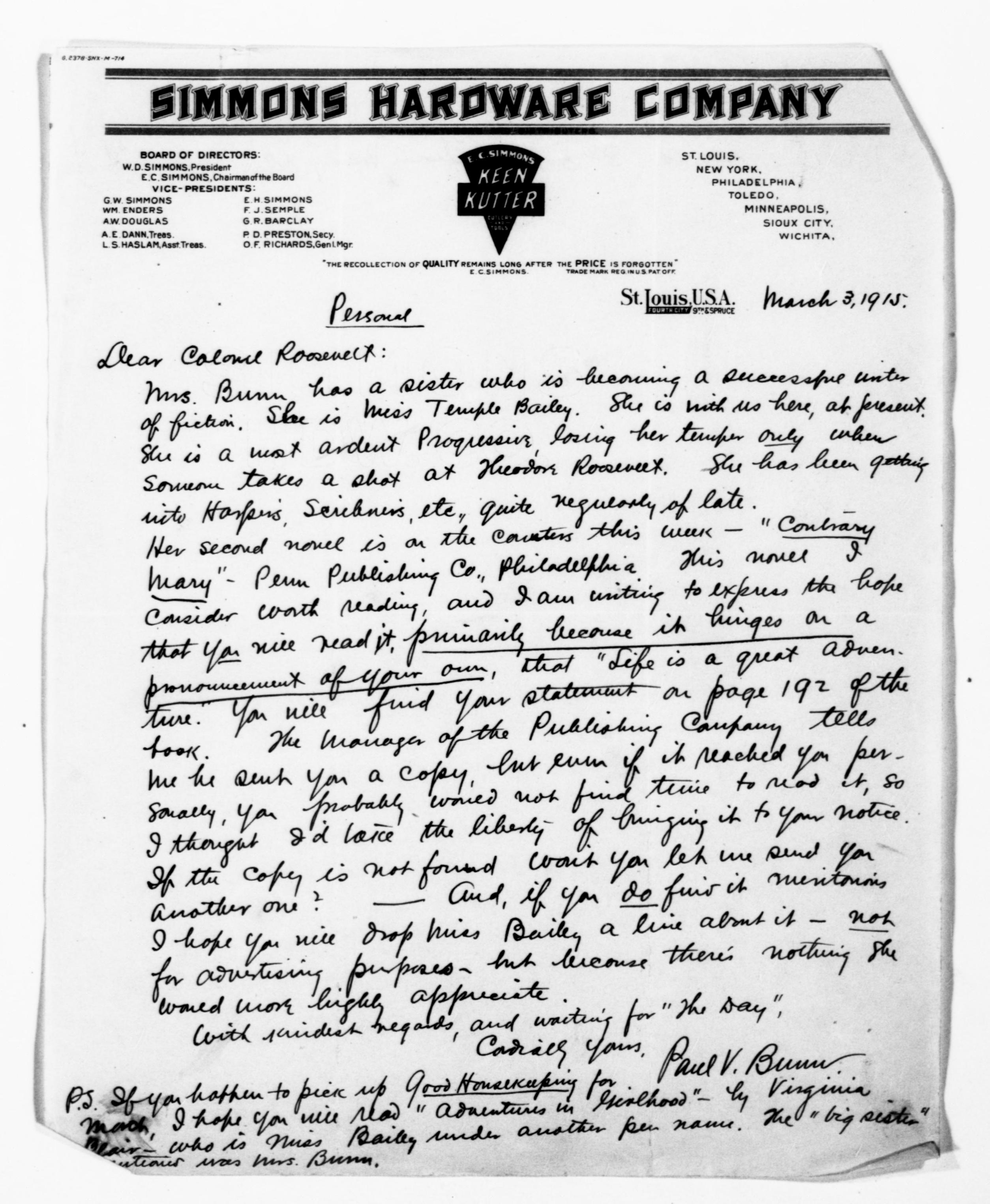 Scanned image of the current content page