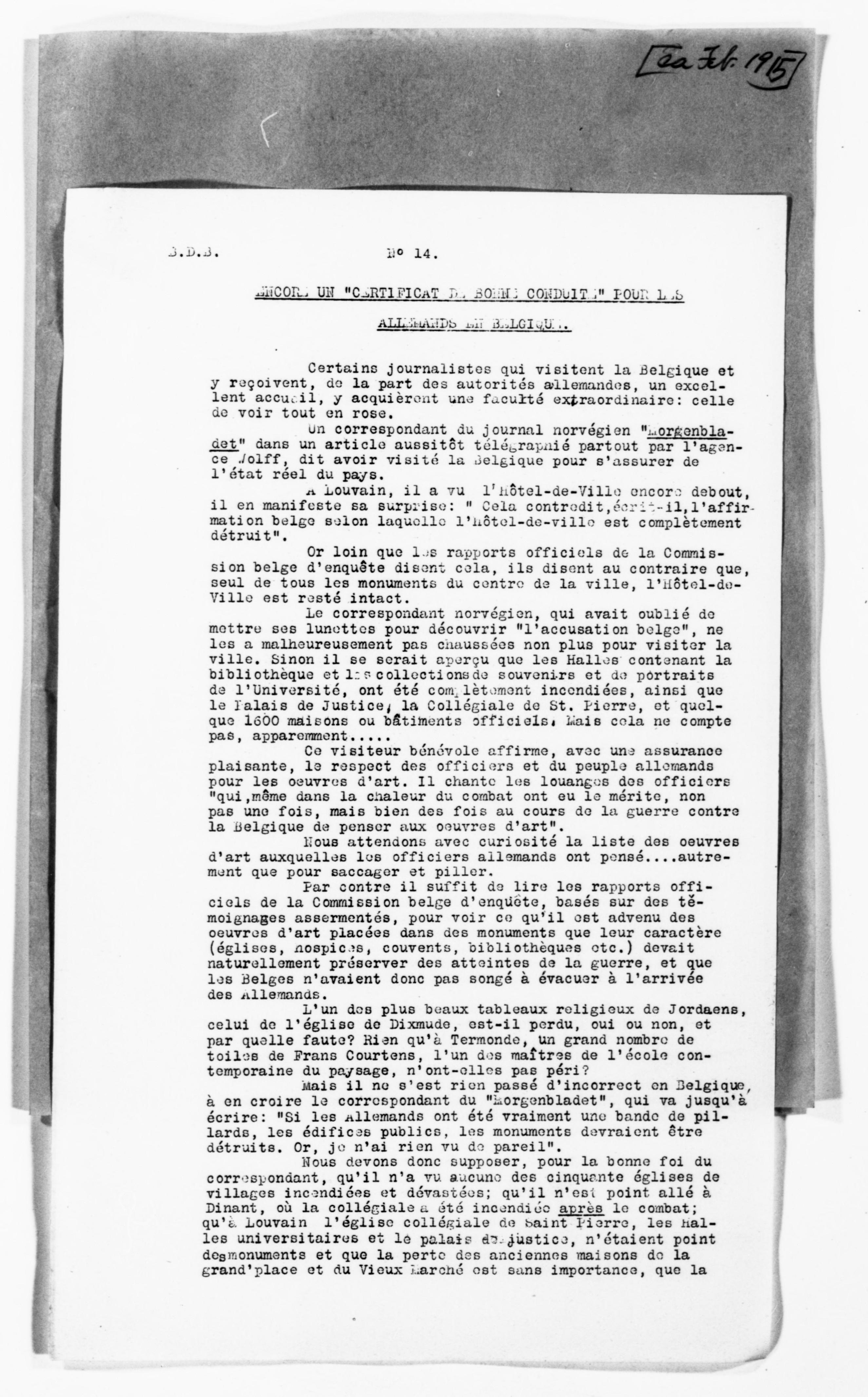 Scanned image of the current content page