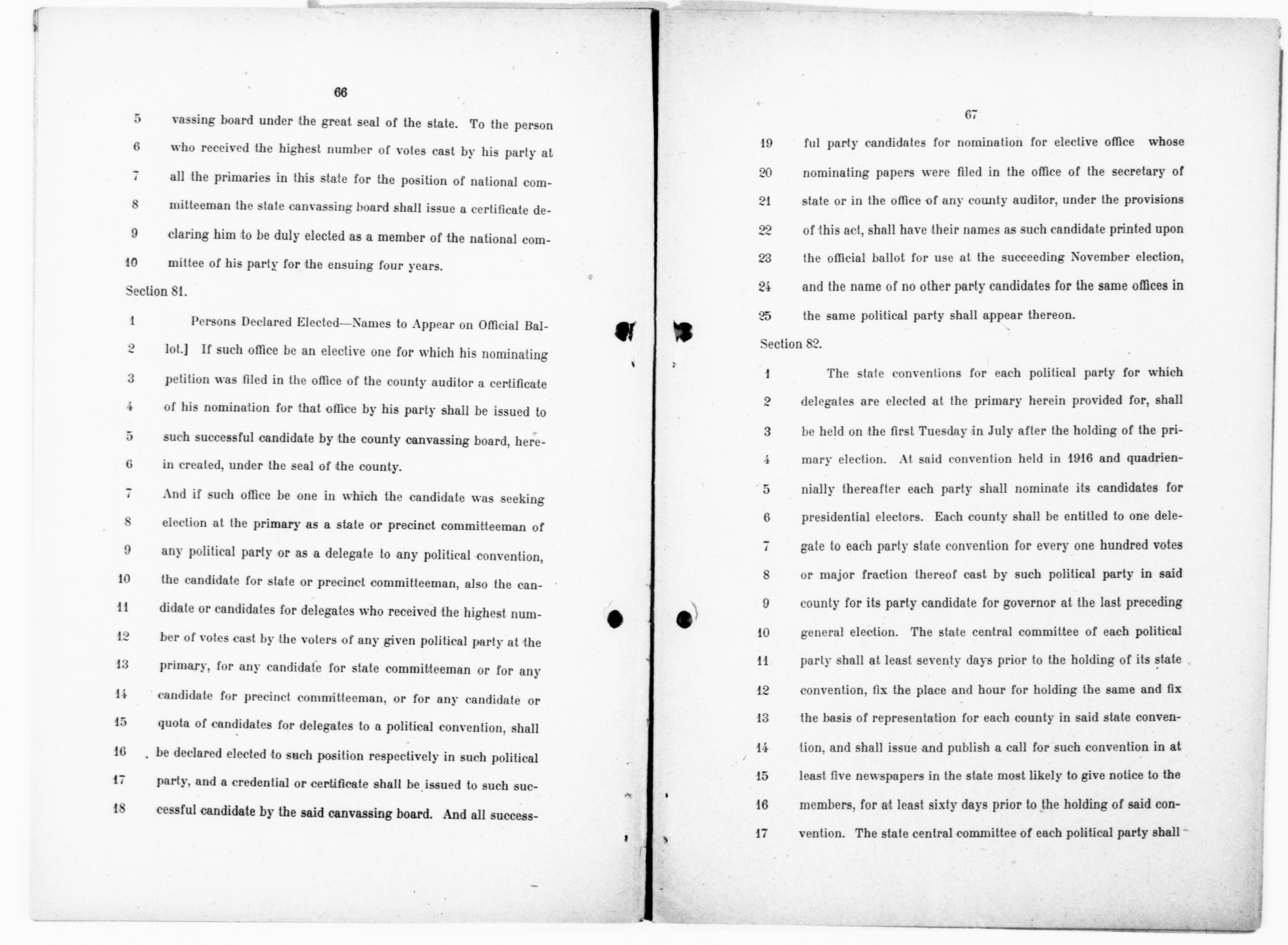 Scanned image of the current content page